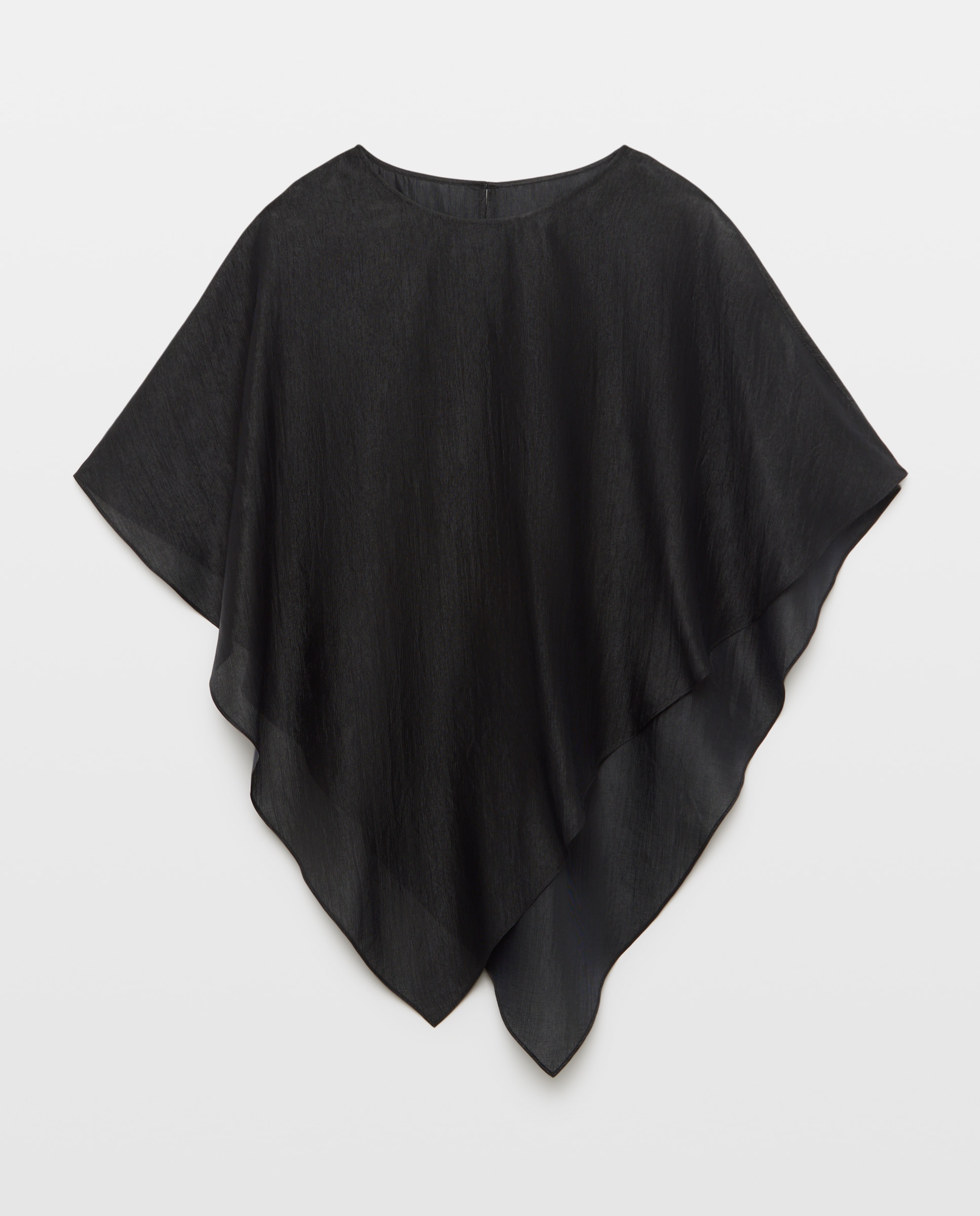 Capa asimétrica de gasa - Woman Fiesta El Corte Inglés - Negro Negro-4