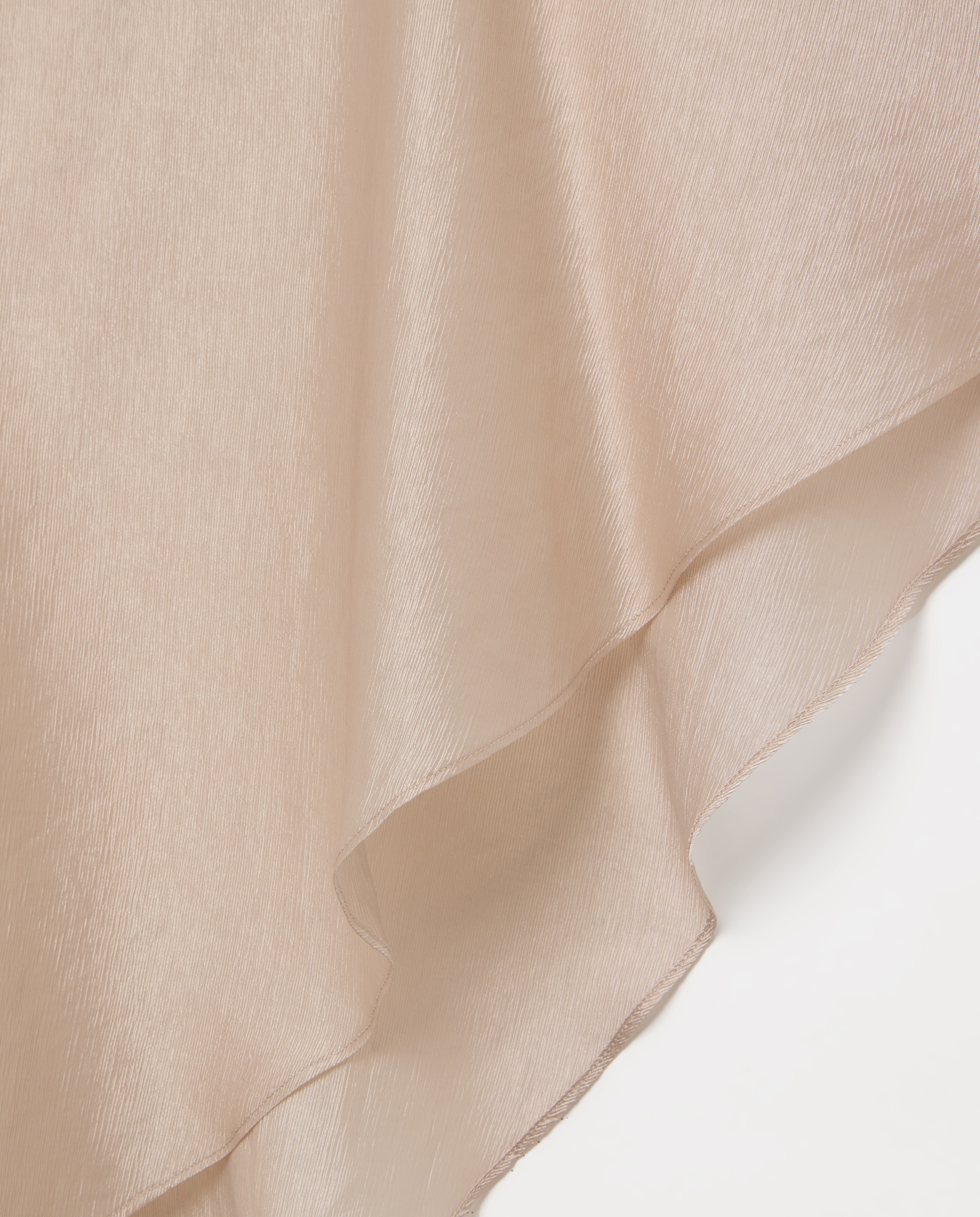 Capa Assimétrica de Chiffon 390 Ouro-5
