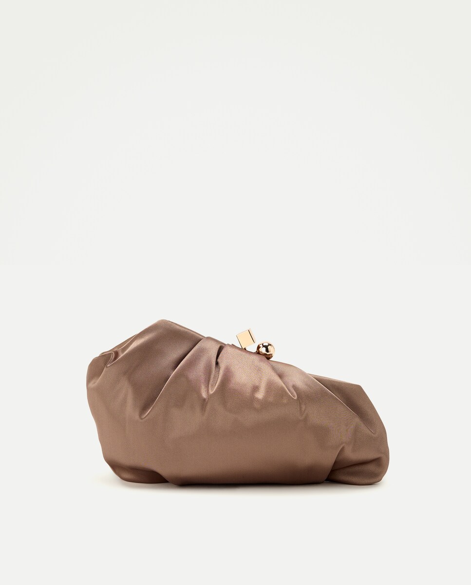 Imagen 0 de Bolso clutch asimétrico de mujer 391 Oro viejo