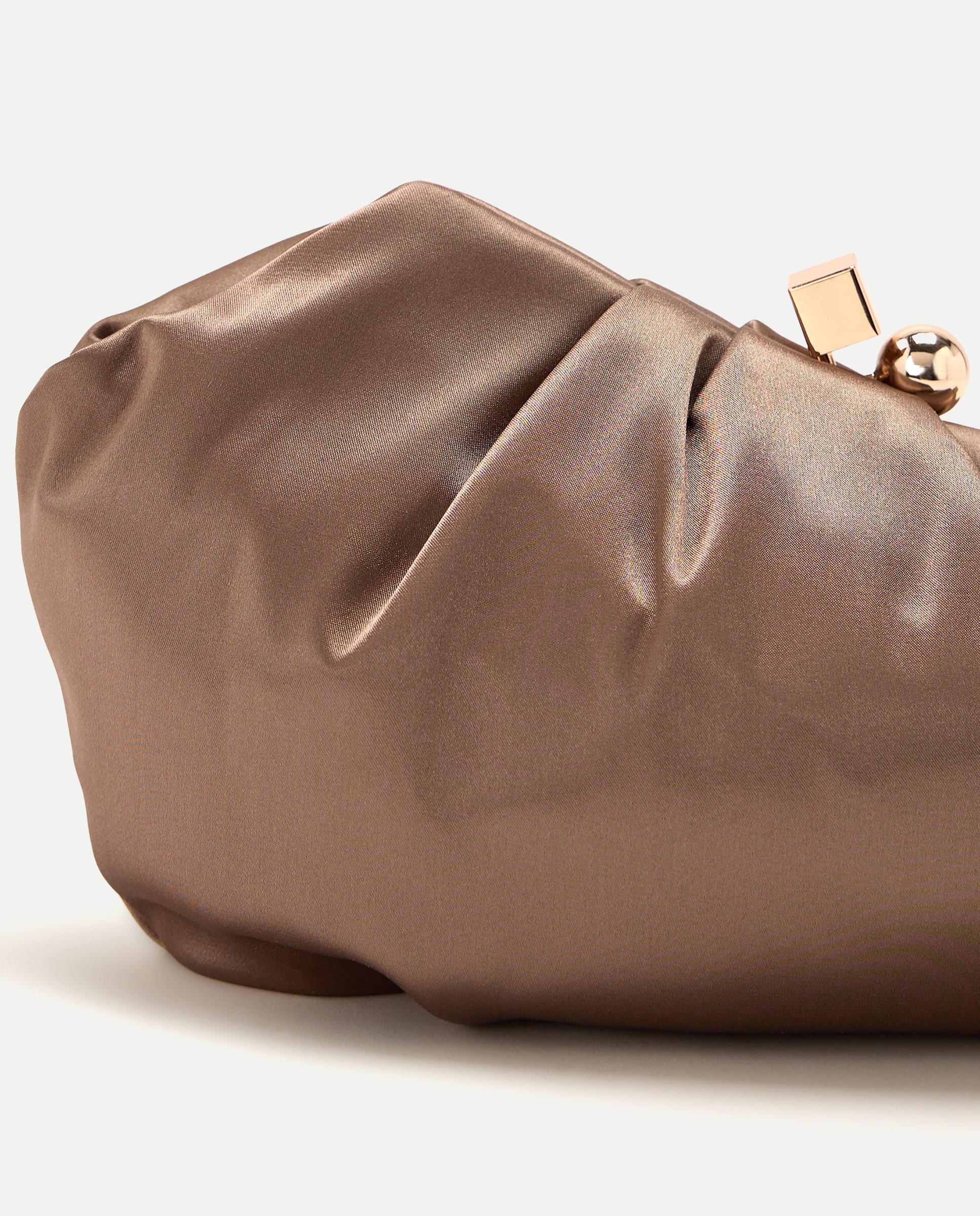 Mala Tipo Clutch Assimétrica 391 Ouro Velho-3