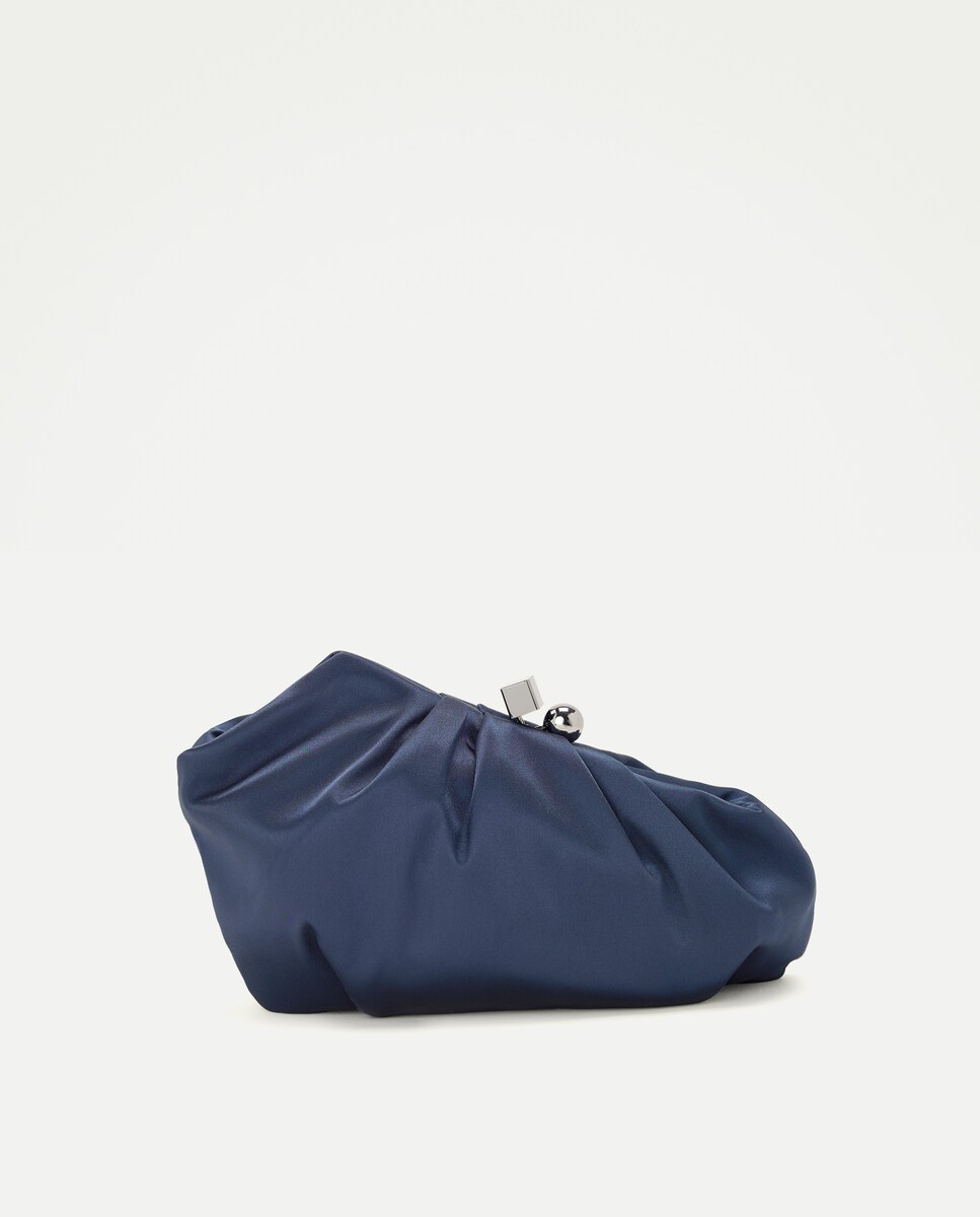 Imagen 0 de Bolso clutch asimétrico de mujer Azul marino