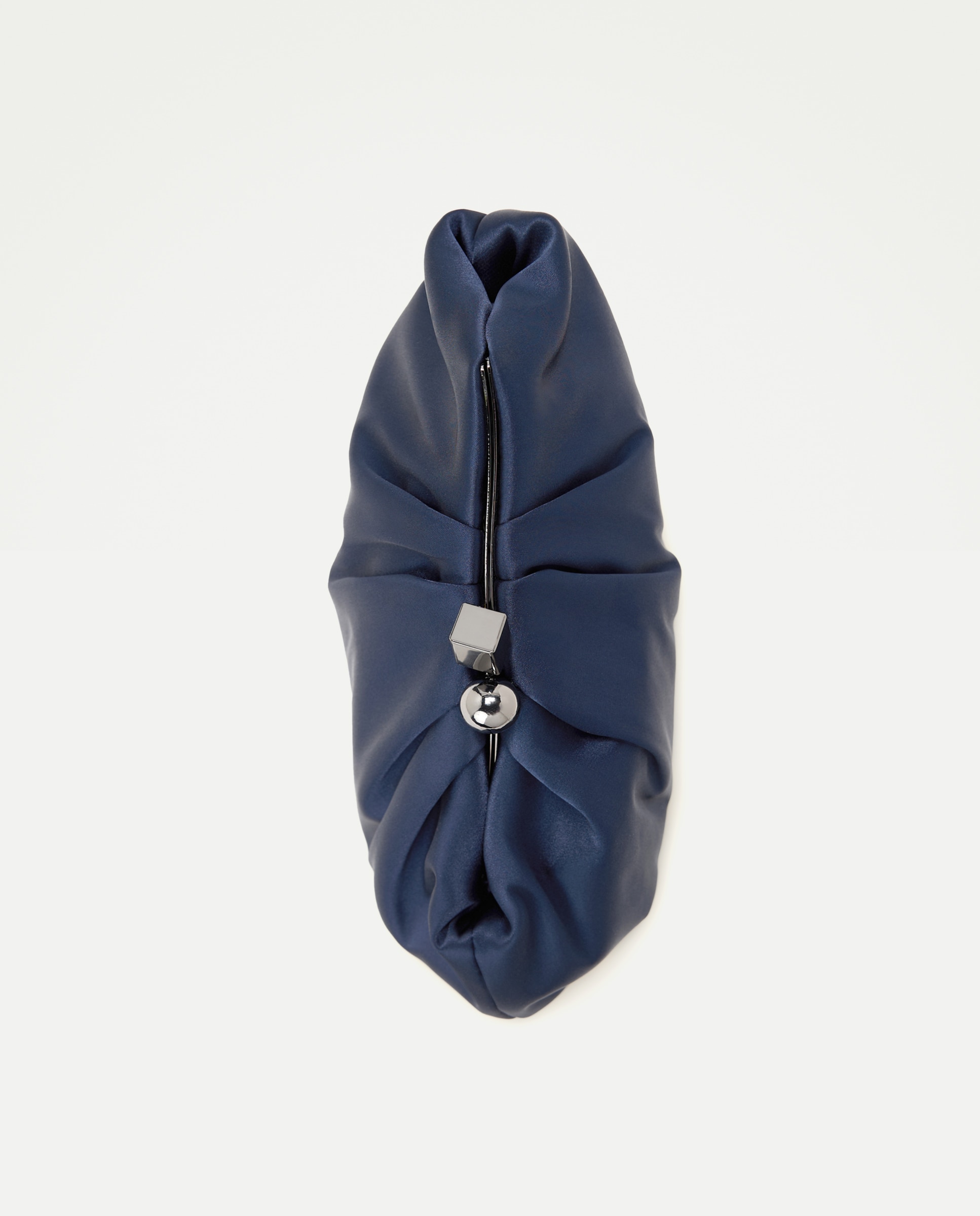 Mala Tipo Clutch Assimétrica Azul-marinho-4