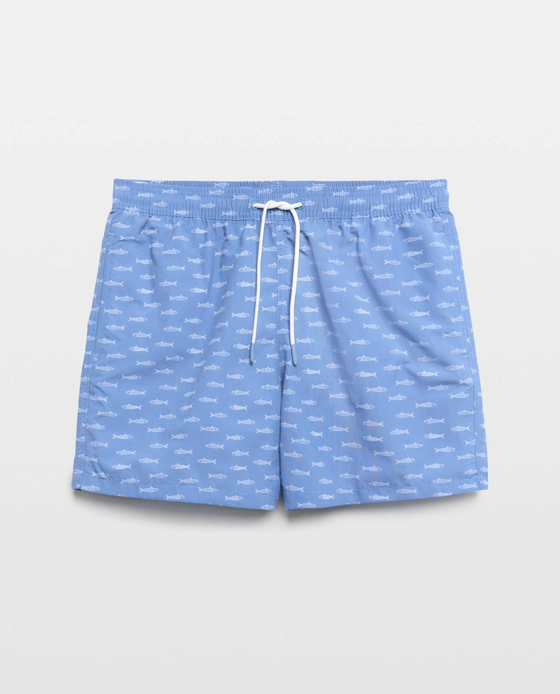 Fato de banho estampado Azul-claro-3
