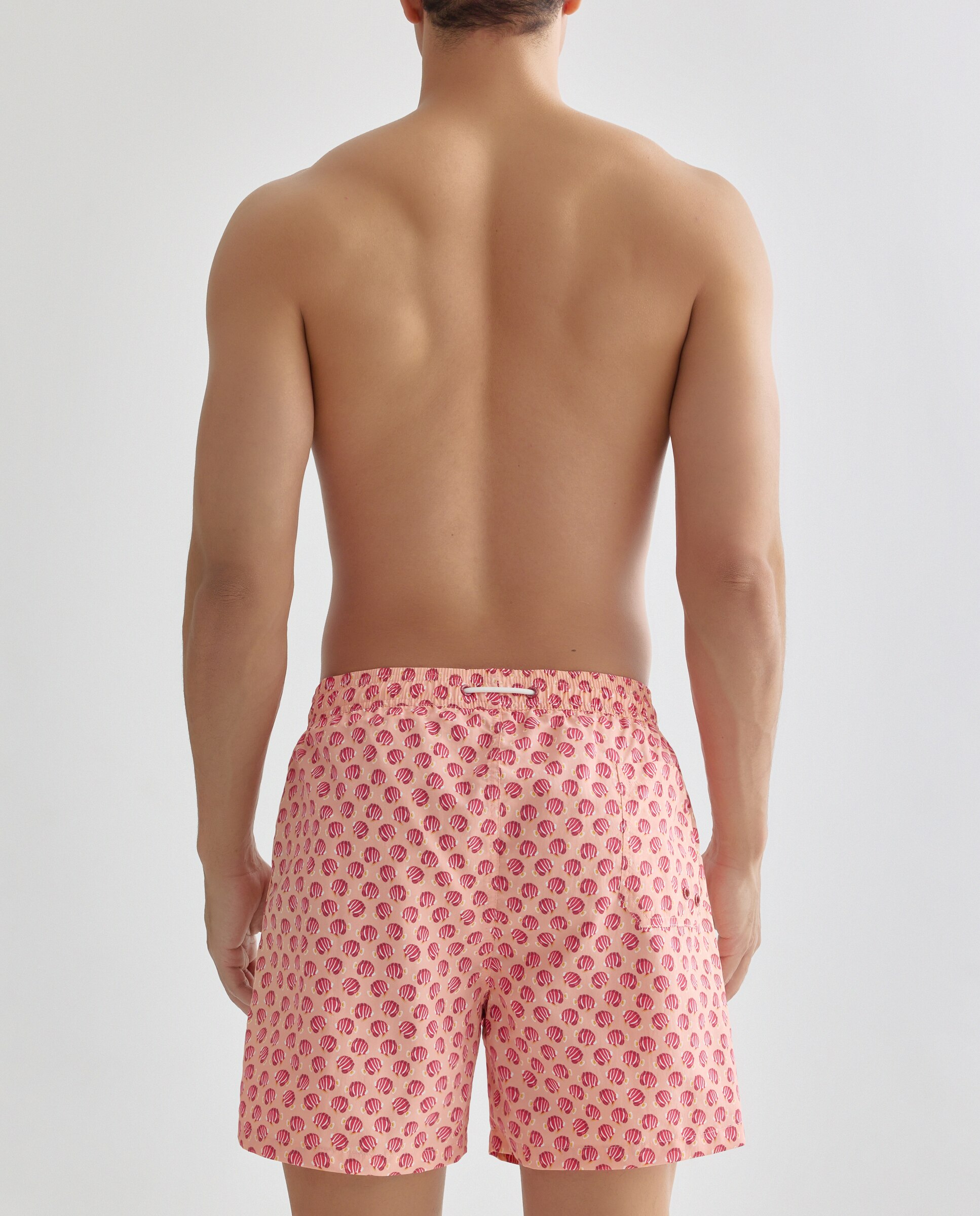 Traje de baño estampado - Dustin - Azul claro Rosa-2