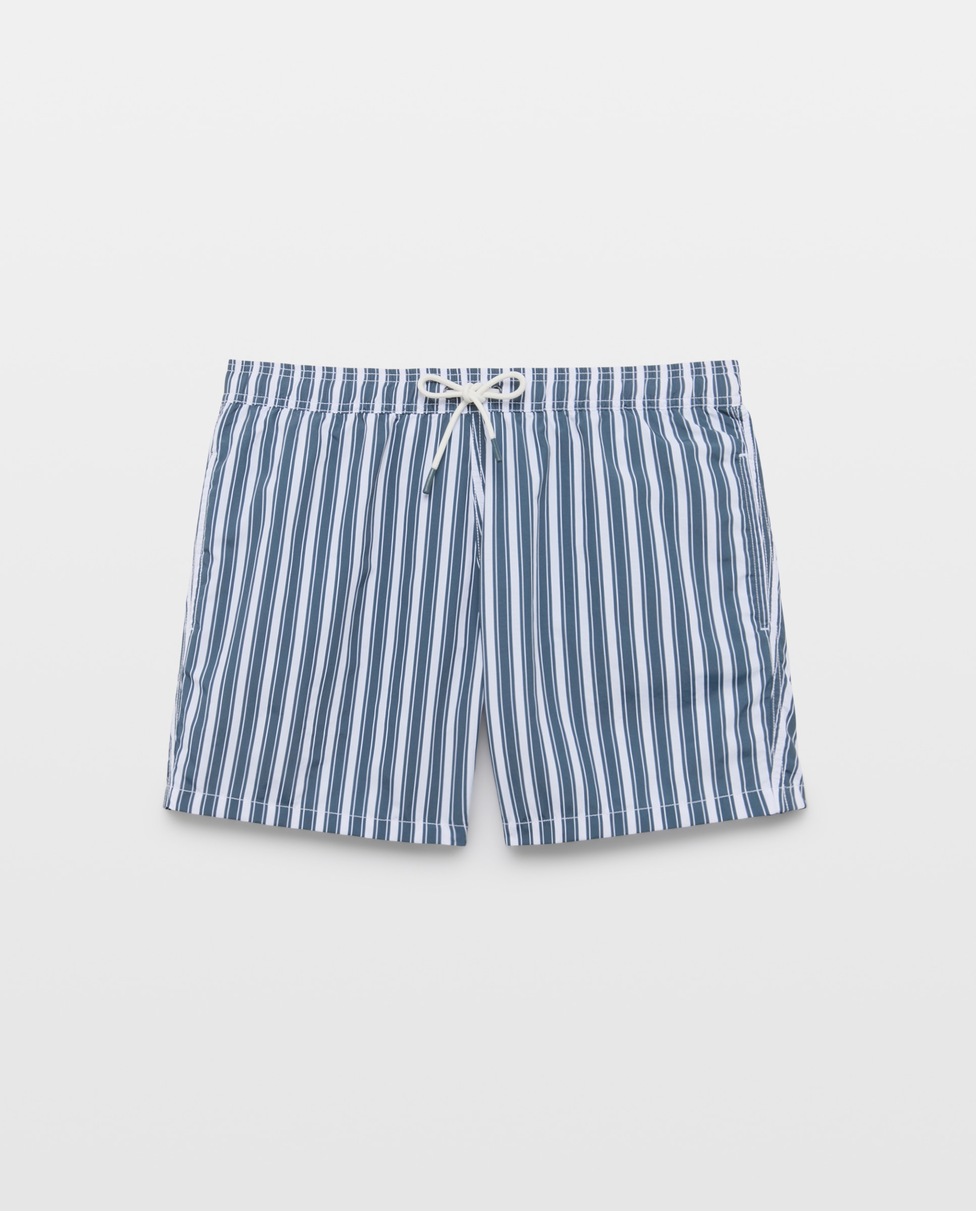Fato de Banho Estampado Azul-marinho-4