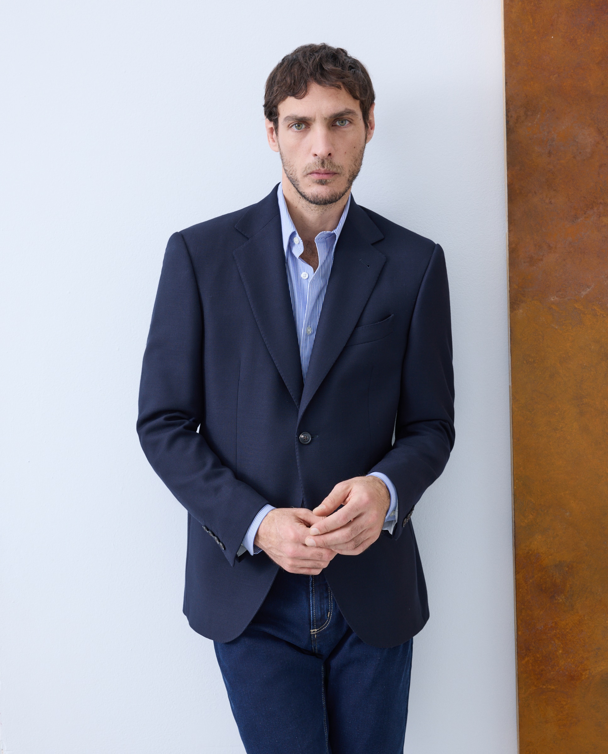 Blazer com Estrutura Azul-2