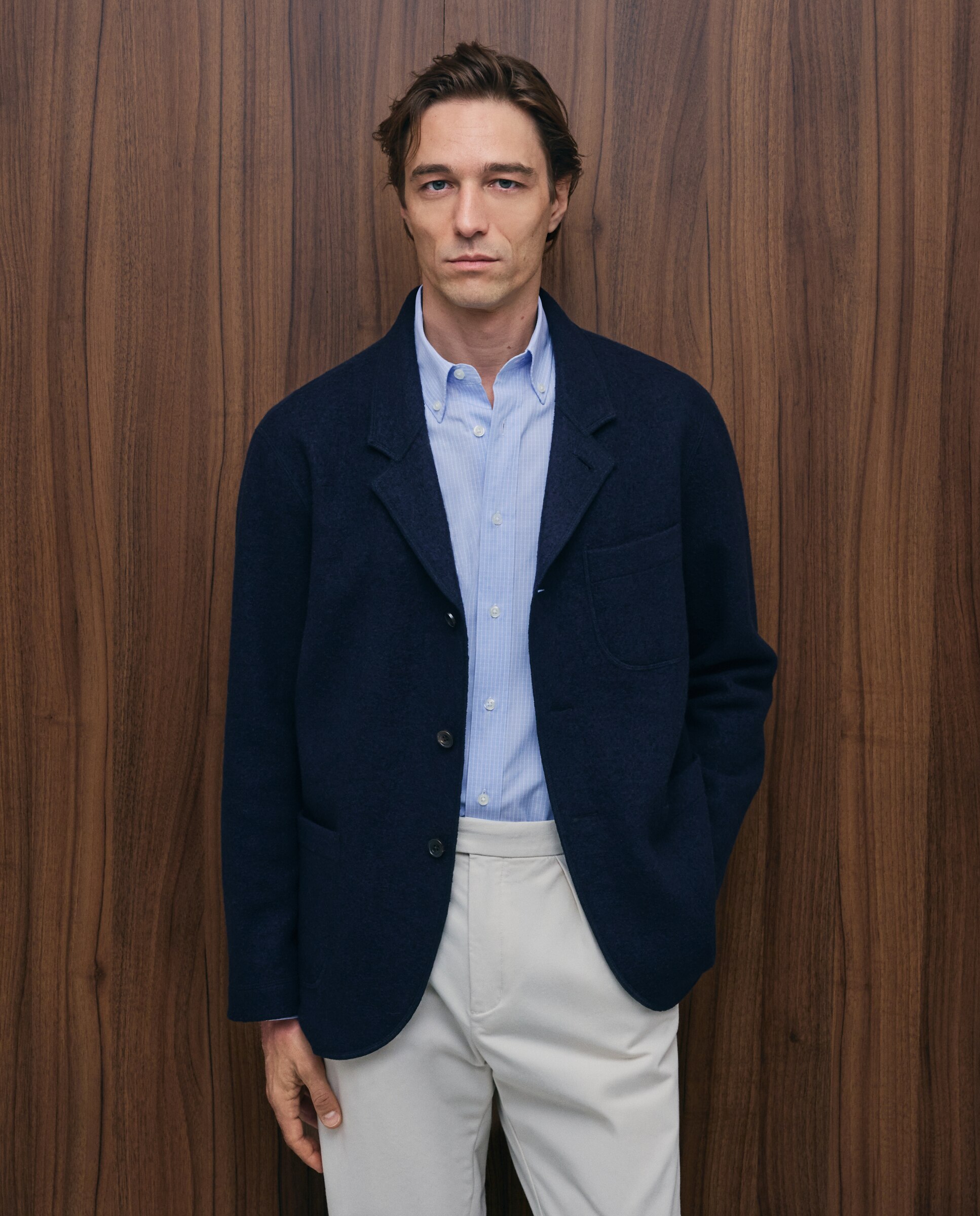 Chaqueta de hombre worker. - Emidio Tucci - Azul marino Azul marino-2