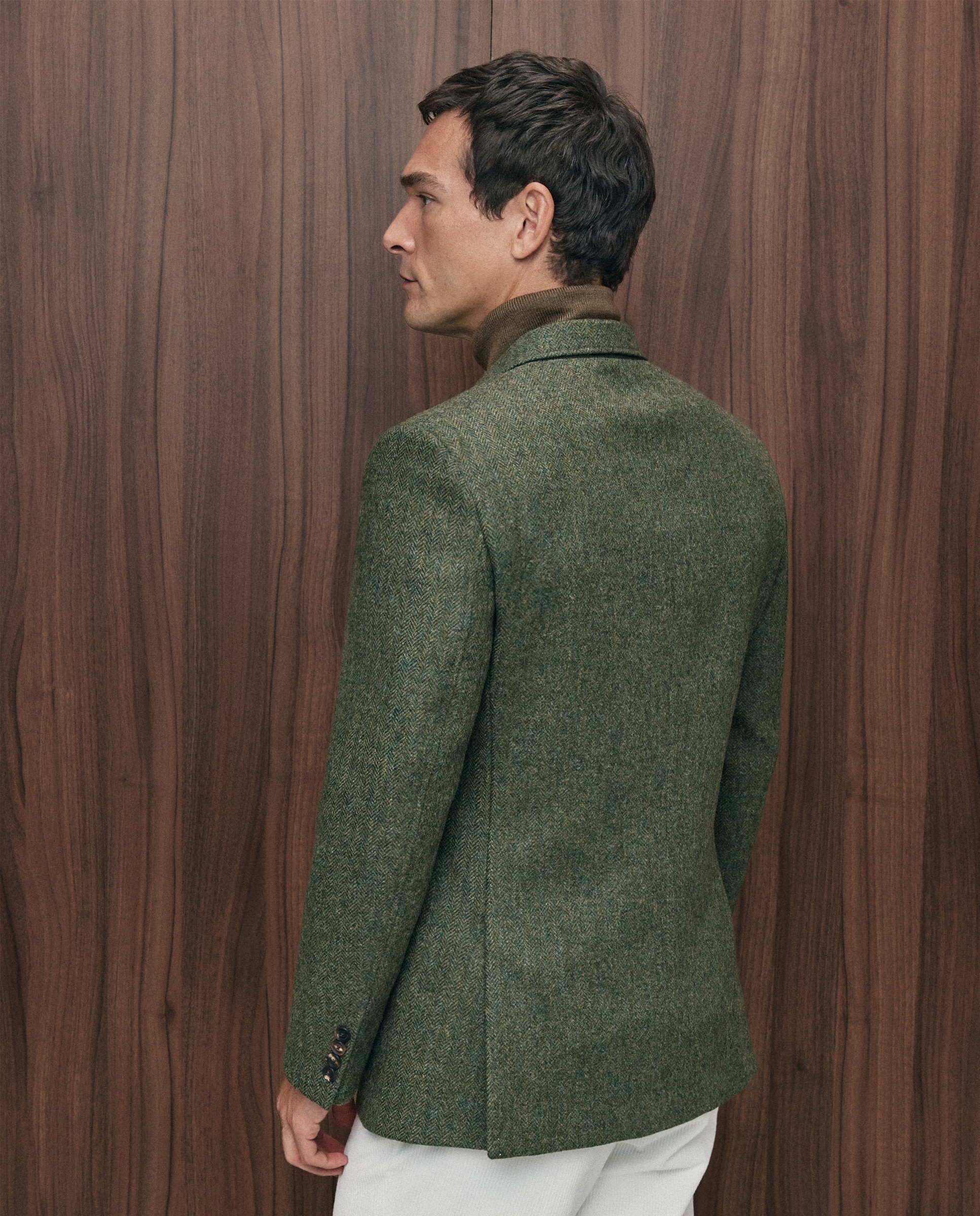 Chaqueta de hombre sport espiga - Emidio Tucci - Kaki Kaki-3