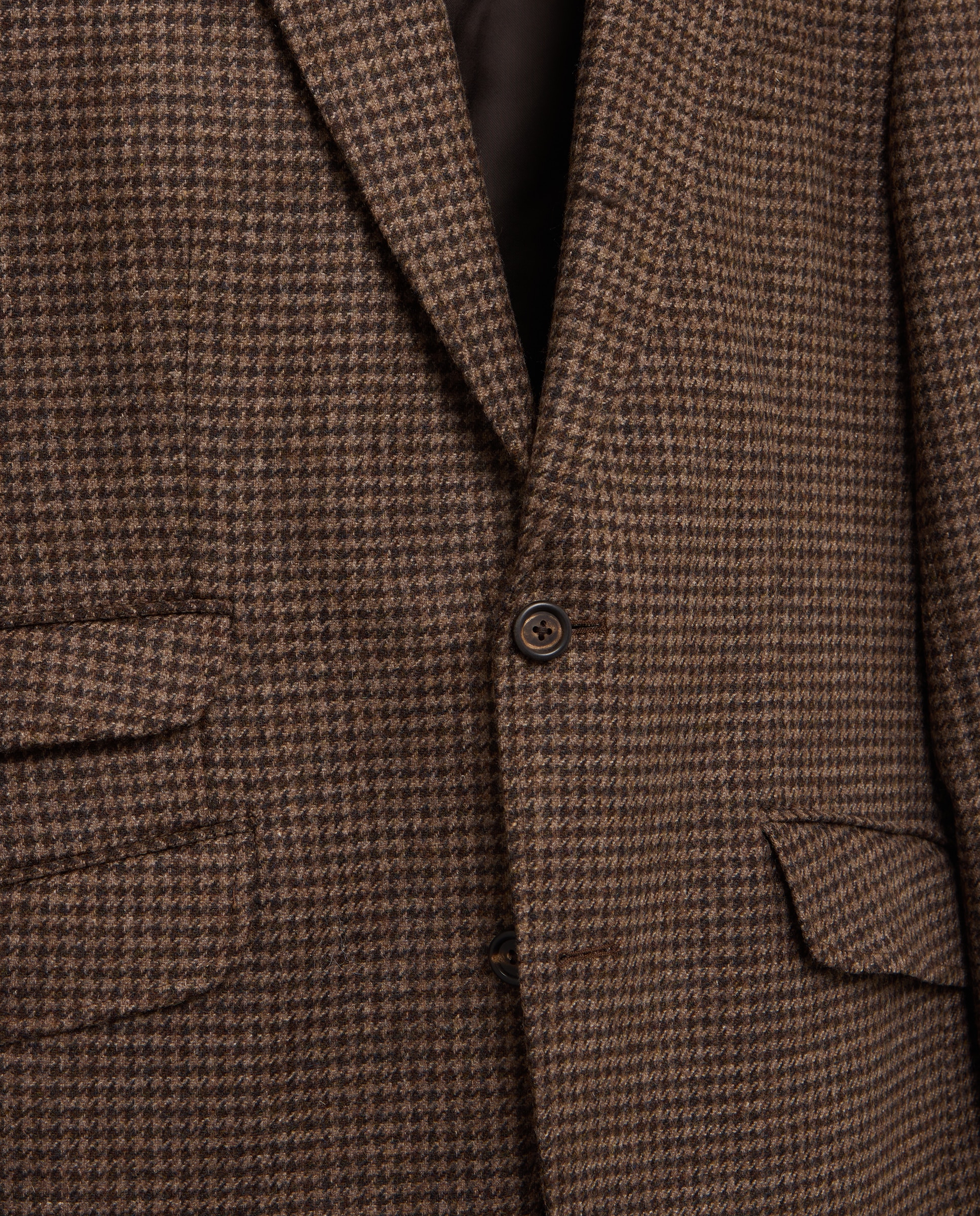 Chaqueta de hombre sport pata de gallo - Emidio Tucci - Marrón Marrón-2