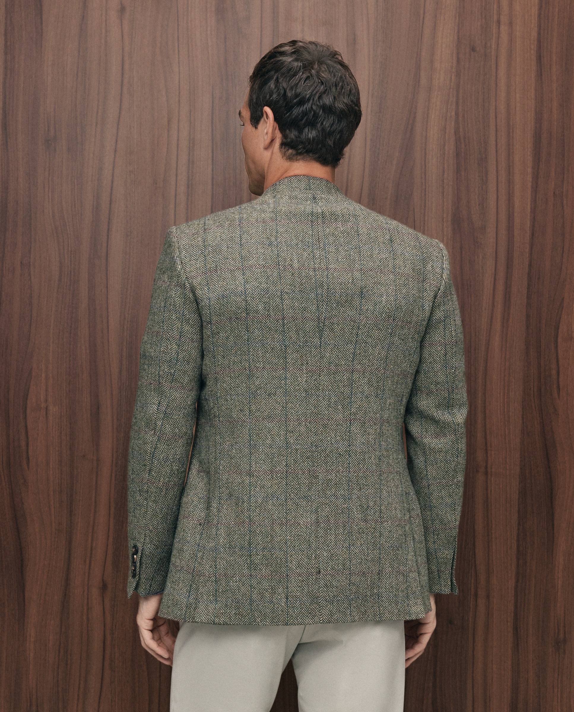 Chaqueta de hombre sport espiga - Emidio Tucci - Kaki Kaki-3