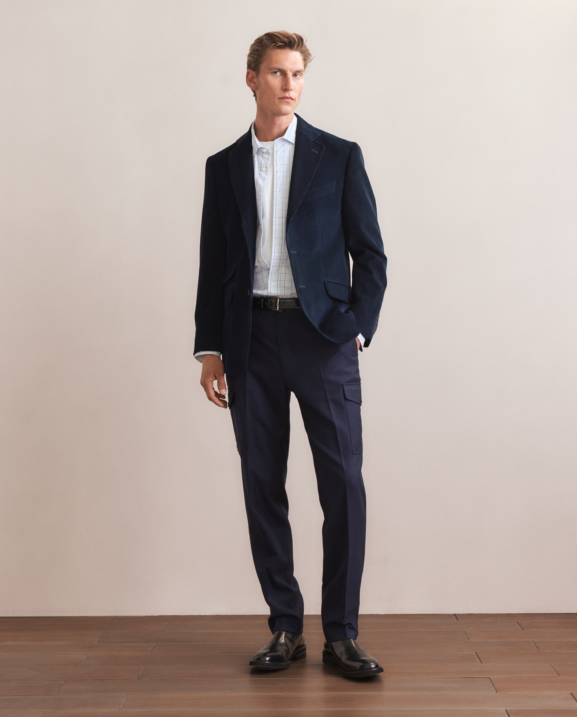 Casaco de Bombazina Azul-2