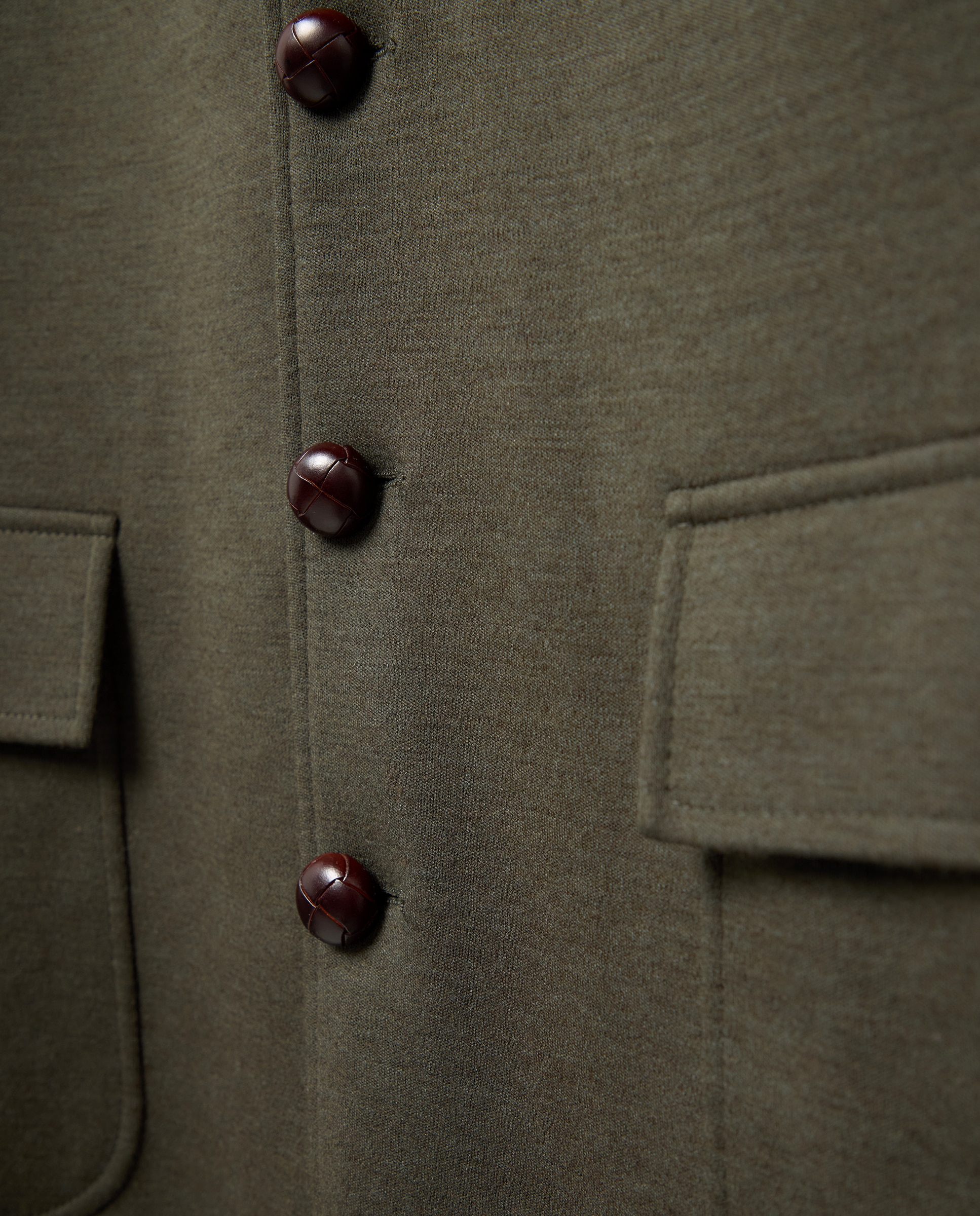 Chaqueta teba 100% lana hombre - Emidio Tucci - Verde militar Verde militar-6