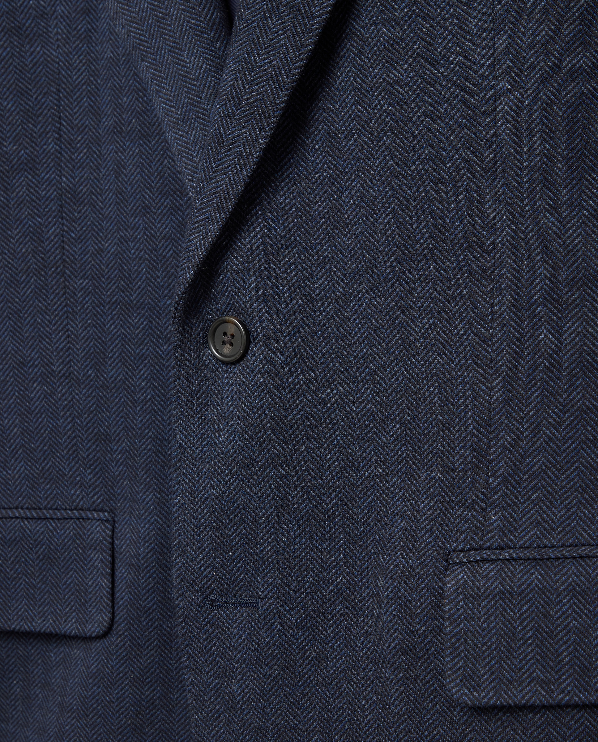 Chaqueta punto espiga 100% algodón hombre - Emidio Tucci - Azul Azul-6
