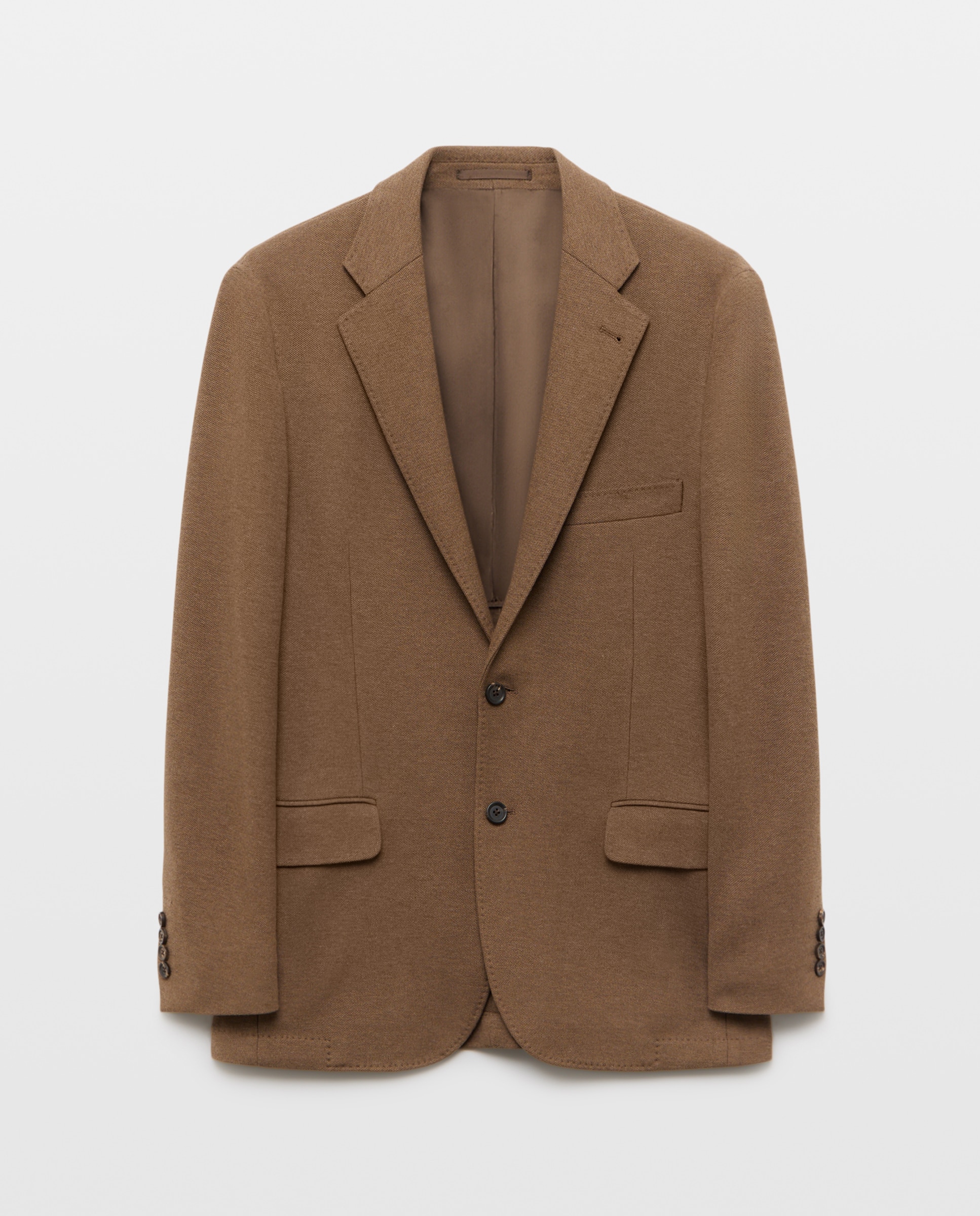 Imagem 0 de Casaco de Malha Piqué Desportivo Slim Fit