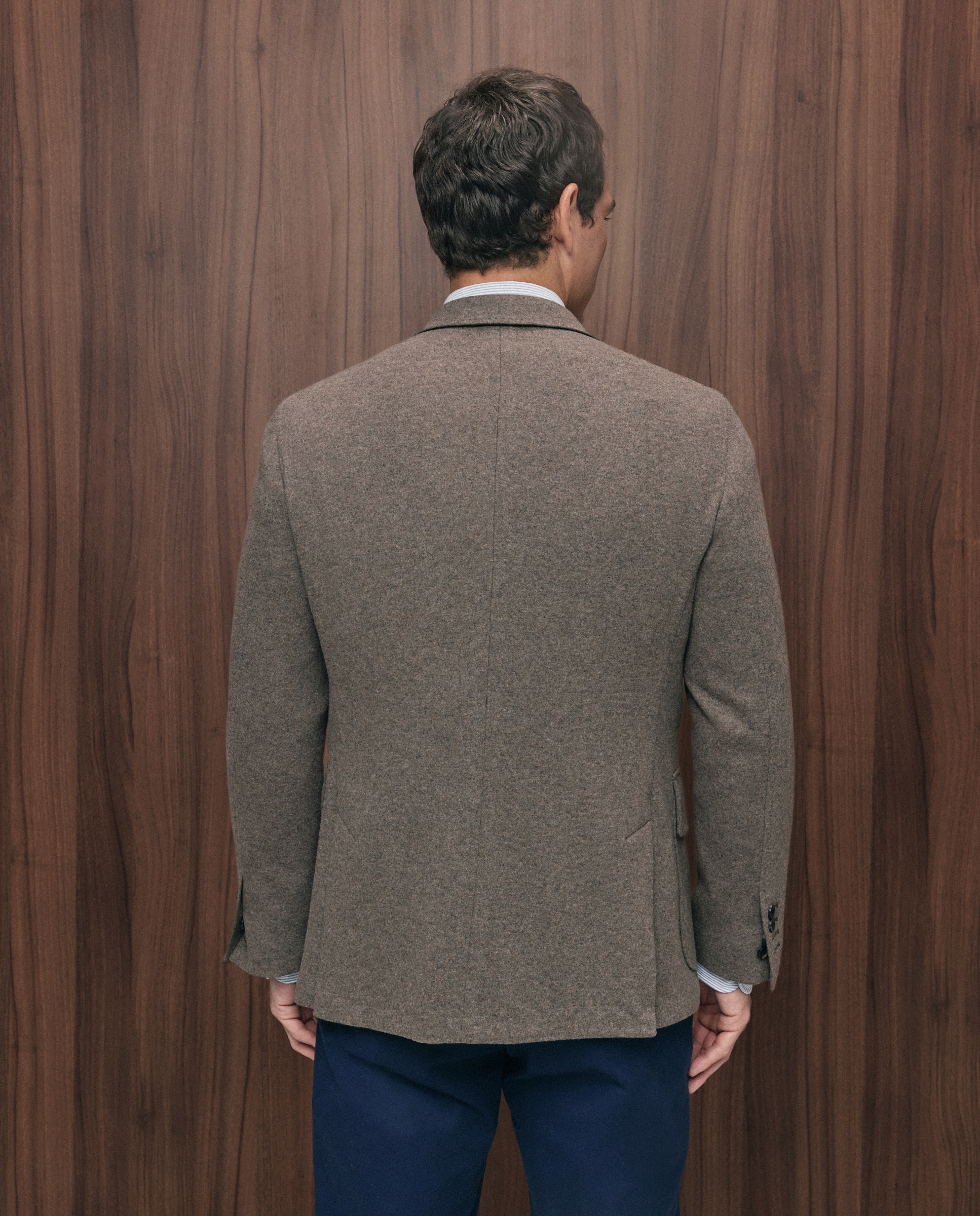 Chaqueta de hombre sport punto melange sport - Emidio Tucci - Camel Camel-3