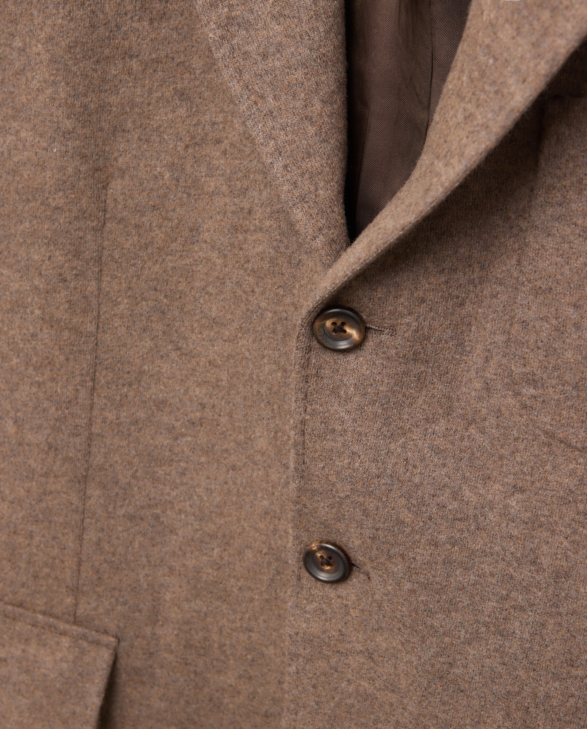Casaco Desportivo de Malha Melange Slim Fit Camel-2