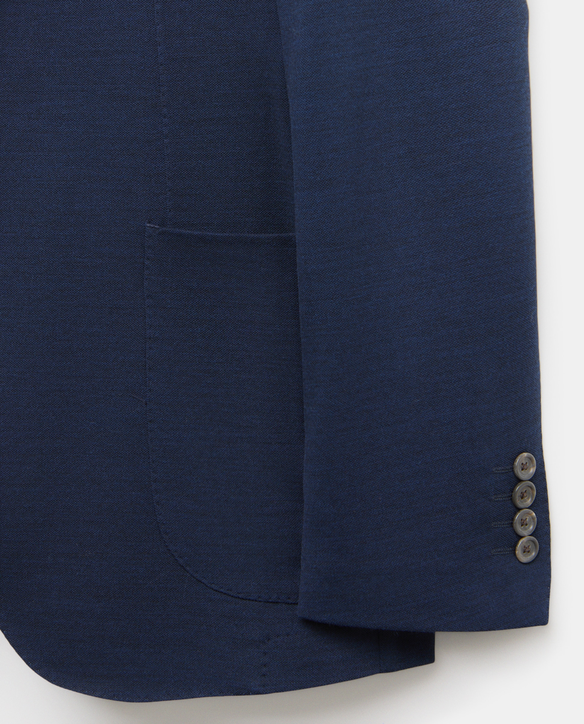 Casaco de Malha Slim Fit Azul-marinho-2
