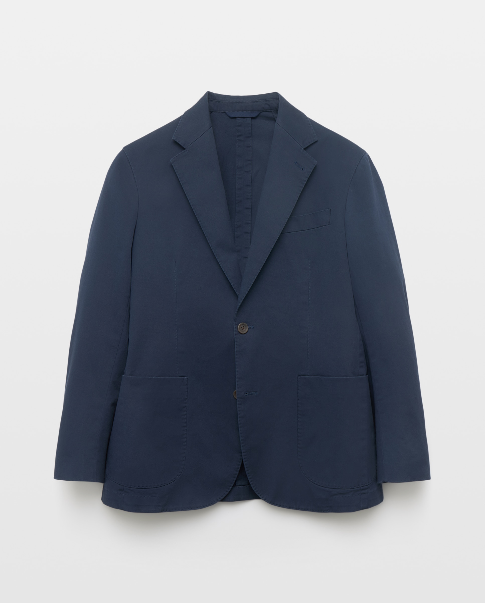 Imagen 4 de Chaqueta 100% algodón lavado hombre - Emidio Tucci - Azul marino Azul marino