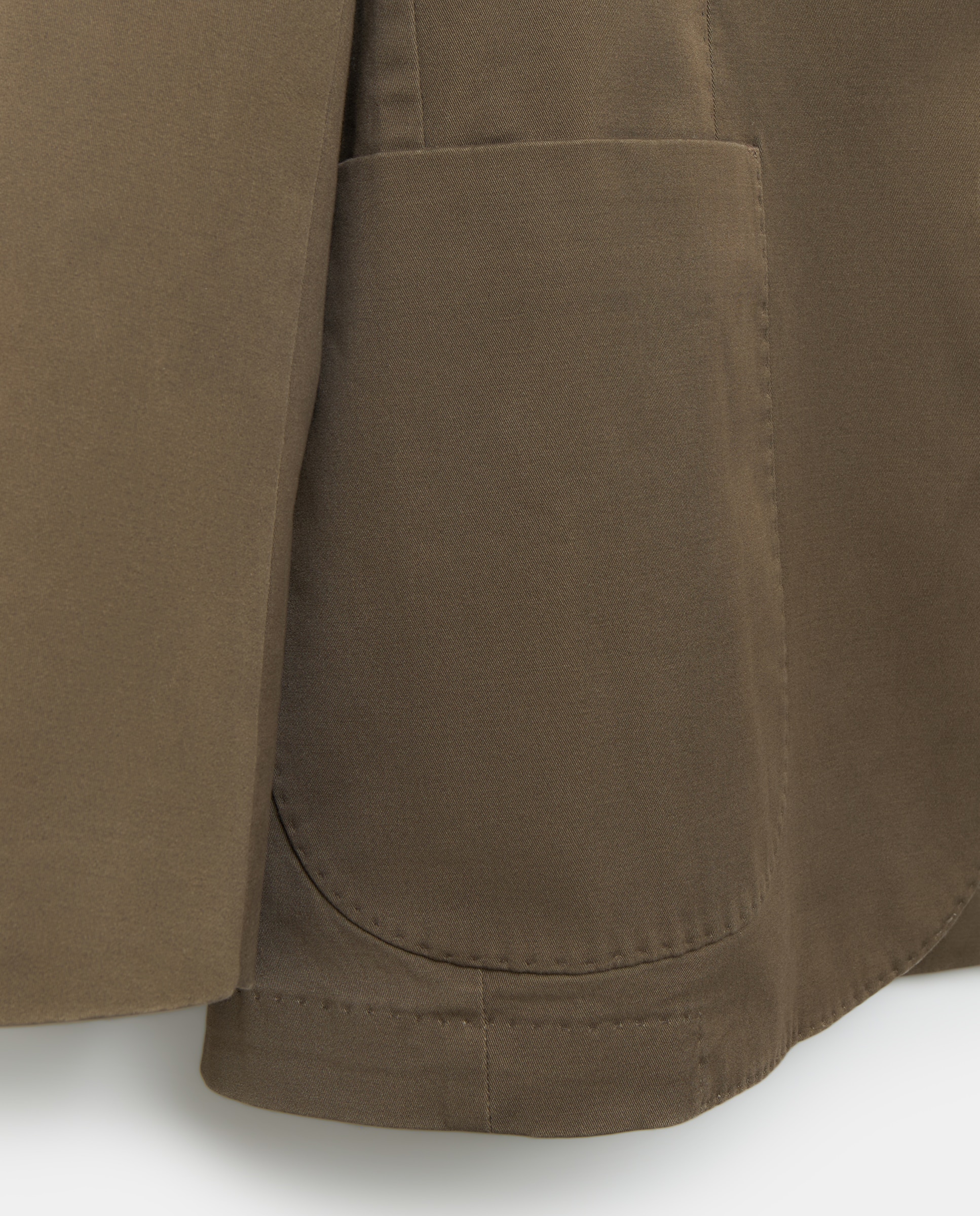 Casaco Desportivo de Algodão com Lavagem Slim Fit Taupe-2