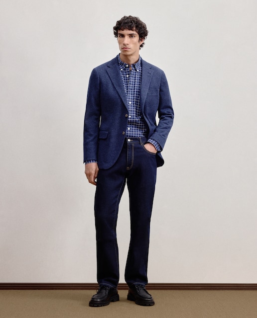 Imagen 0 de Chaqueta de hombre punto microestructura
