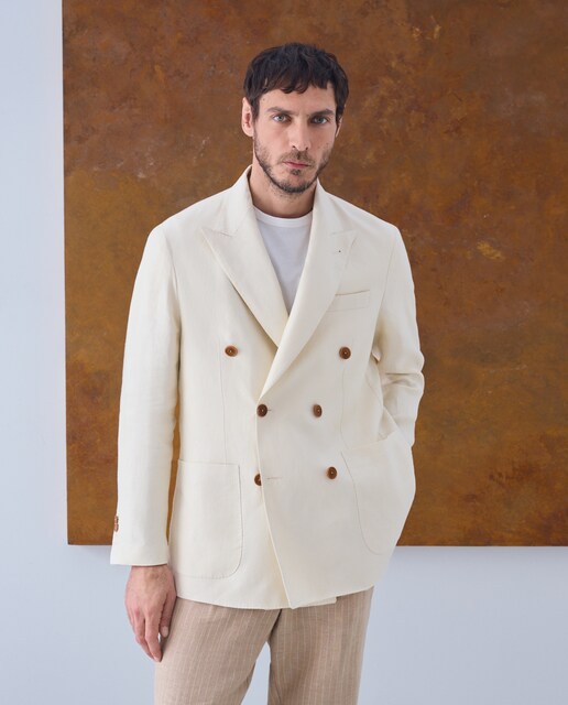 Chaqueta de hombre cruzada