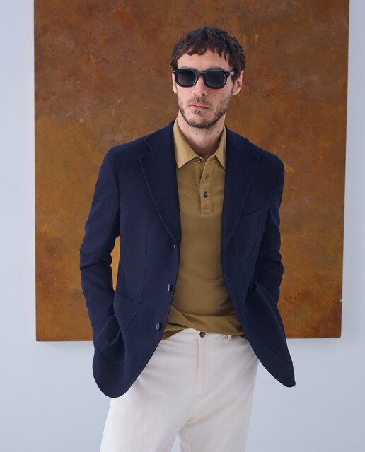 Chaqueta de hombre punto