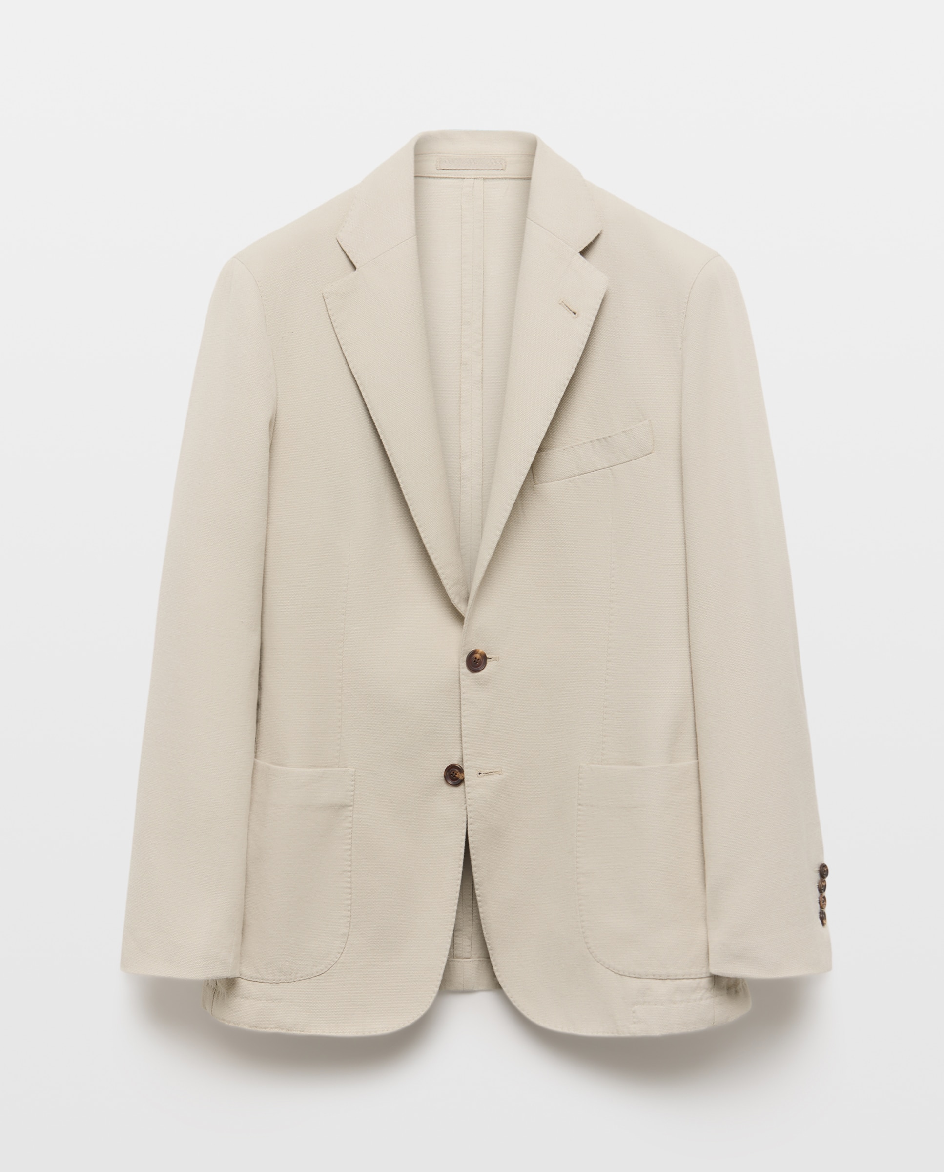 Chaqueta de hombre sport algodón lavada - Emidio Tucci - 120 Crudo 120 Crudo-4