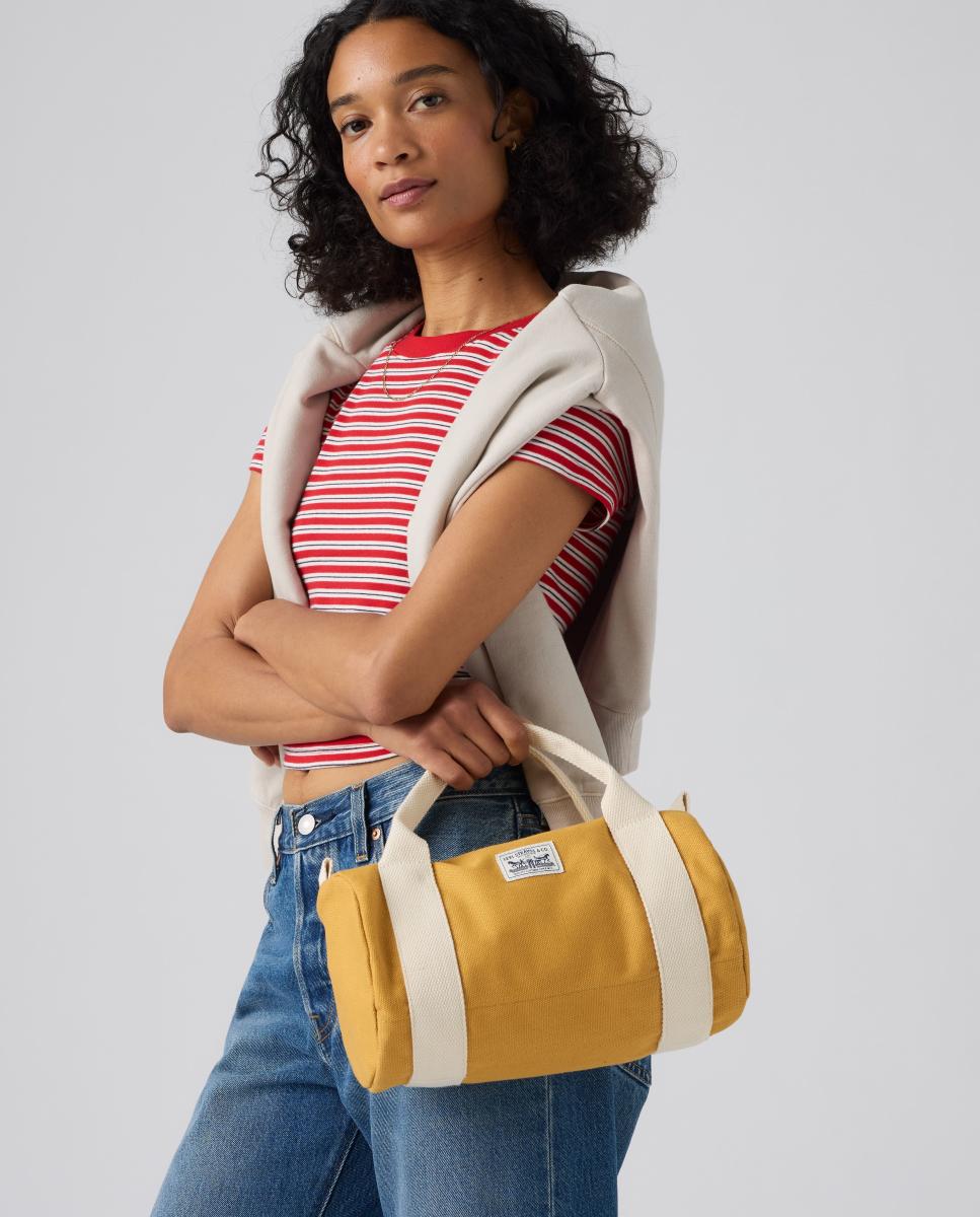 Mala Harley Small Barrel Amarelo-5
