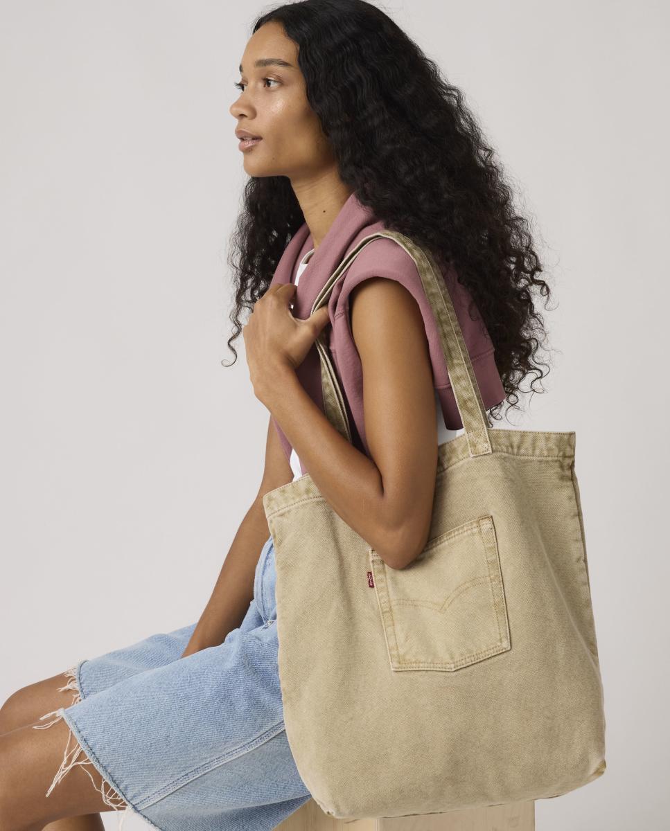 Mala Tipo Tote Bege-5