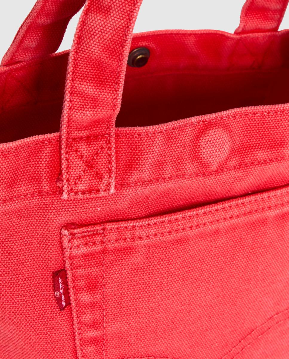 Mala Tipo Tote Mini Vermelho-3