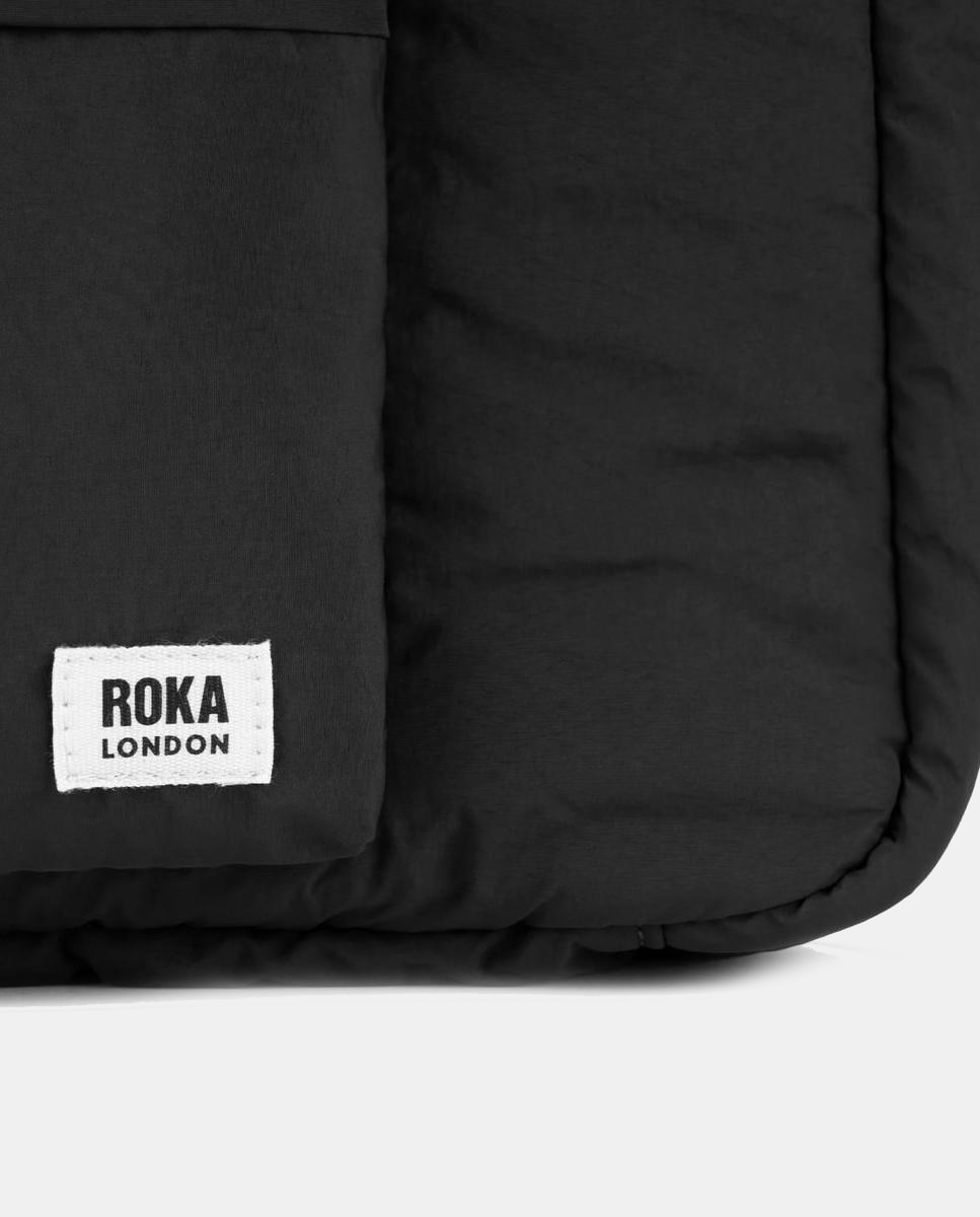 Mala Belsize Crossbody Pequena, Repelente à Água Preto-4