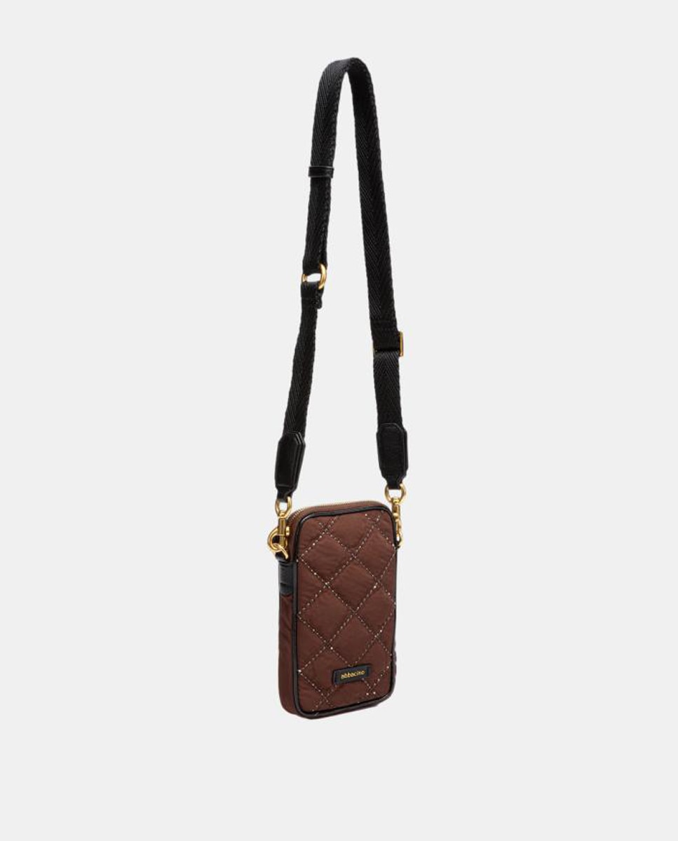 Bolso para móvil acolchado - Abbacino - Marrón Marrón-2