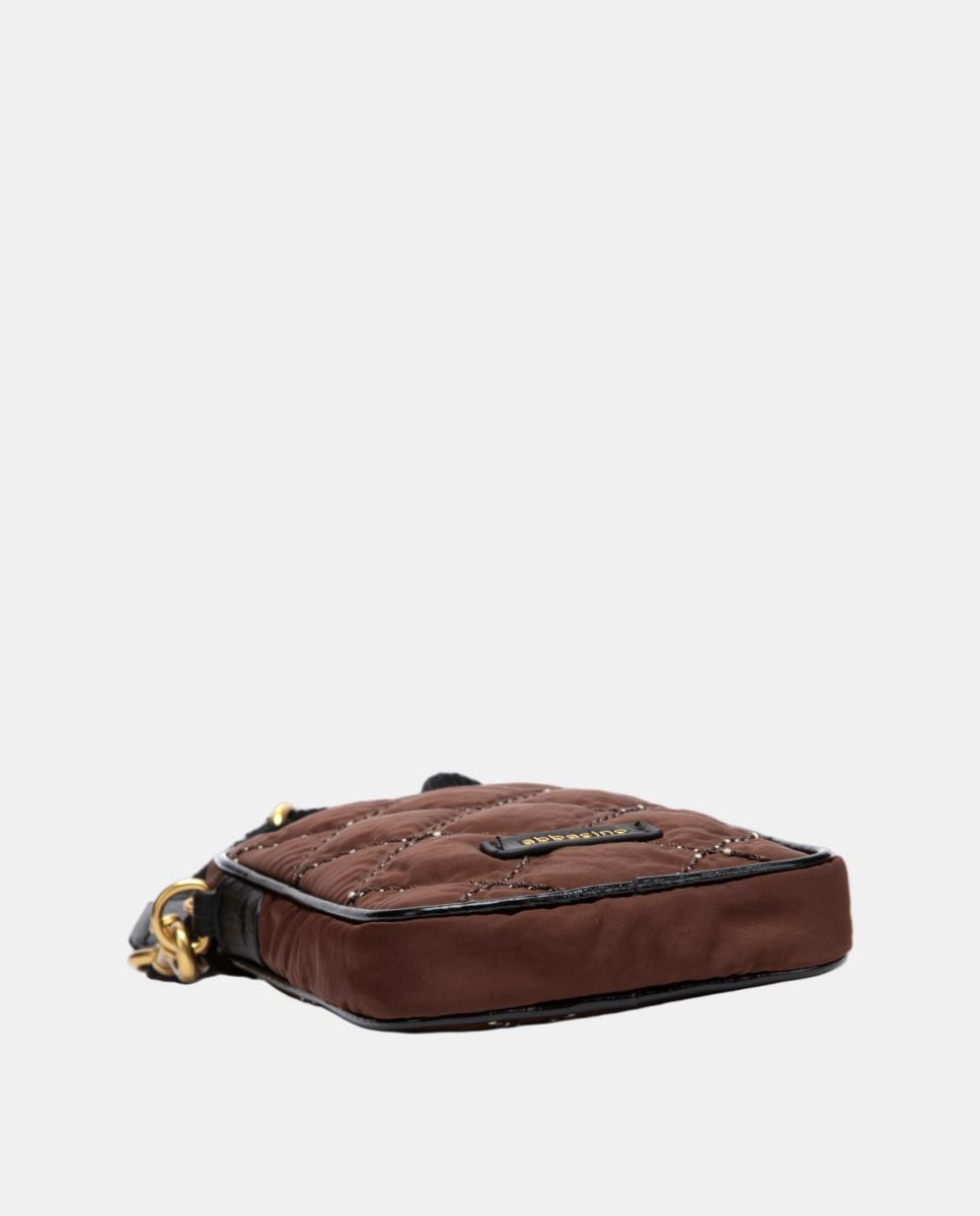 Bolso para móvil acolchado - Abbacino - Marrón Marrón-4