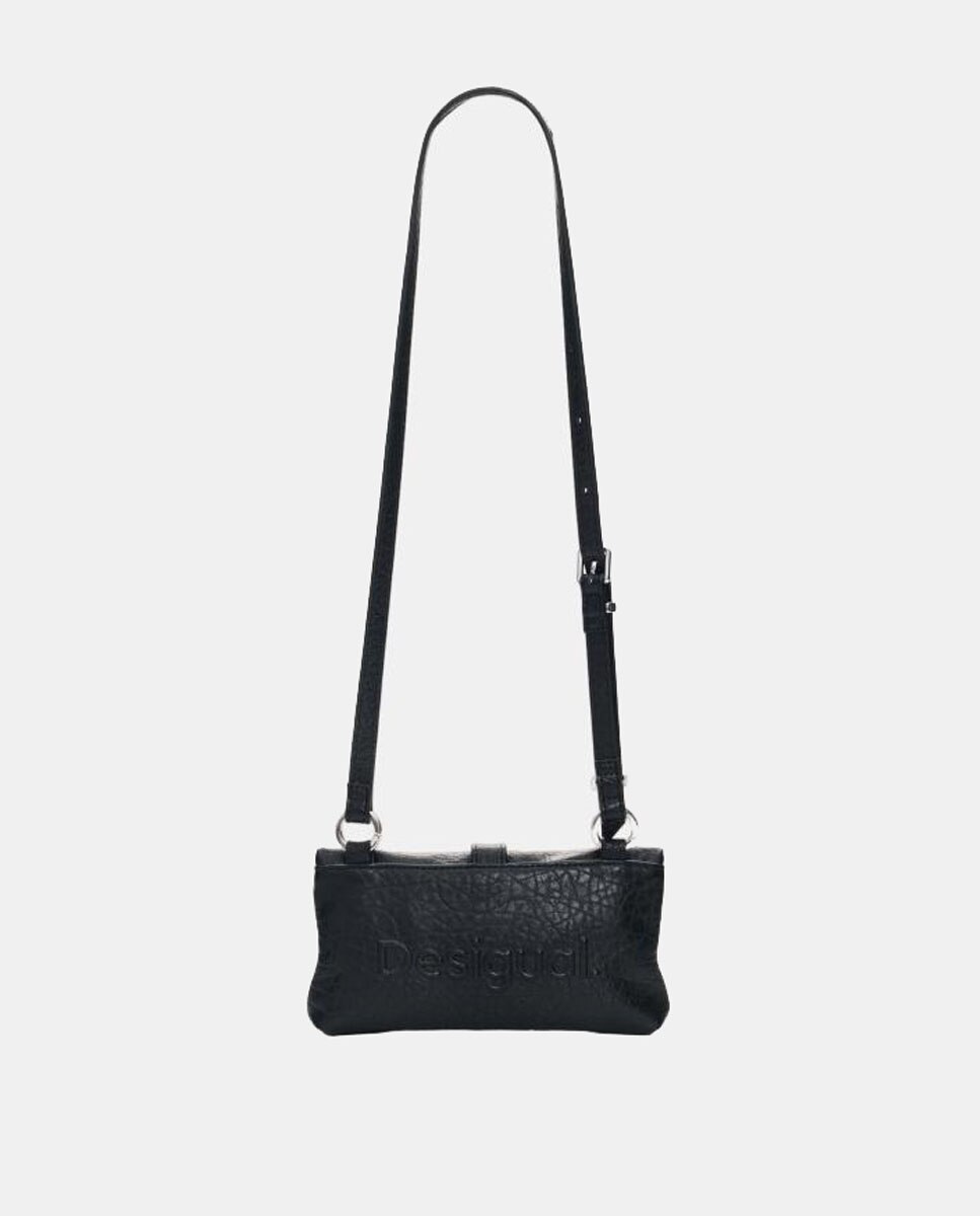 Porta-Moedas com Alça de Tiracolo e Logótipo Preto-6