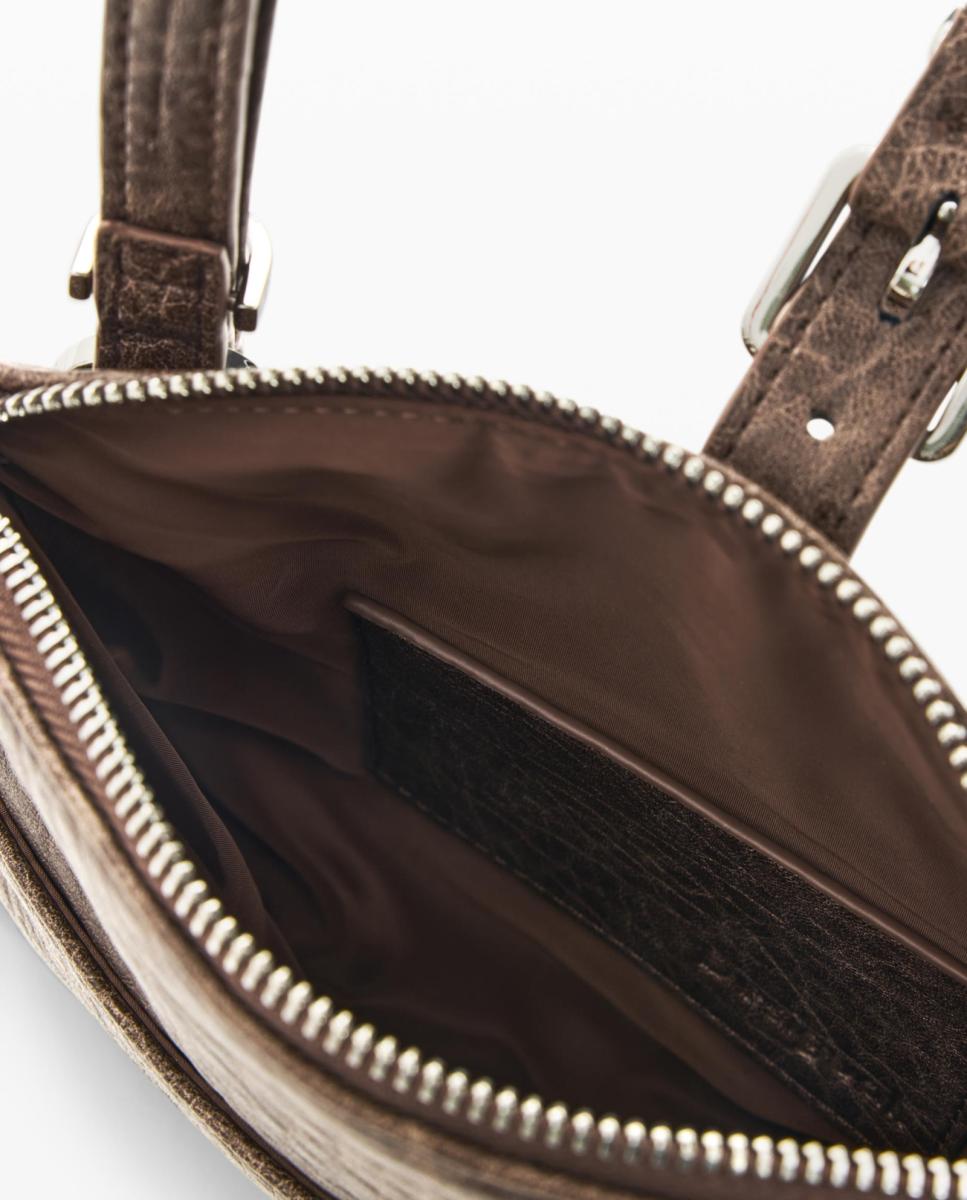 Monedero Micro Grande - Desigual - Marrón Marrón-4