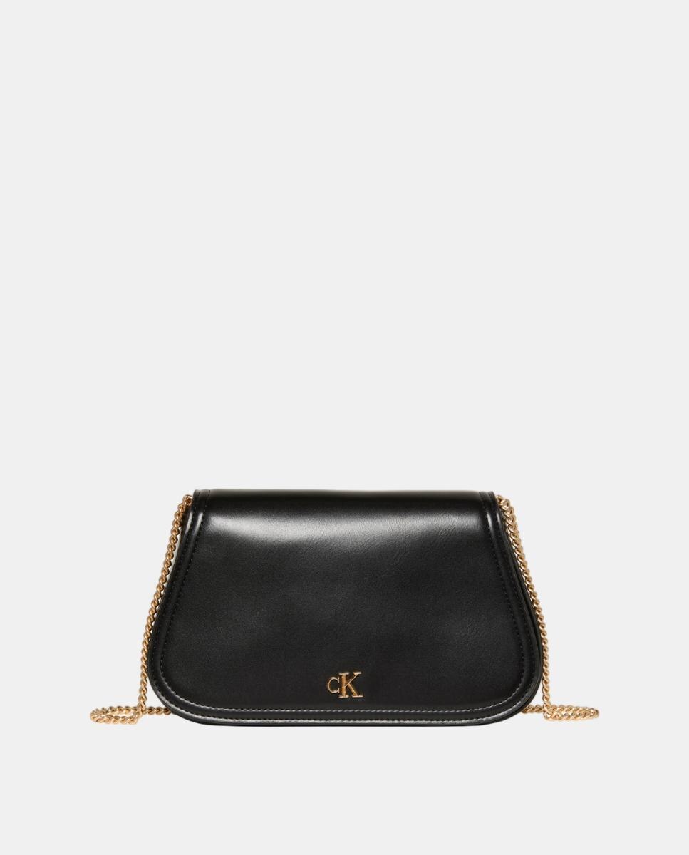 Imagen 0 de Cartera con cadena Calvin Klein. Negro