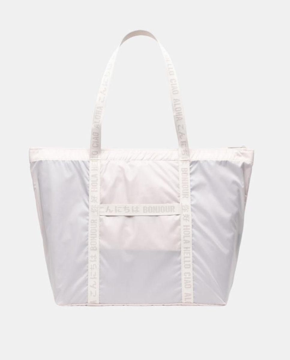 Mochila Portland Packable Tote Creme-3
