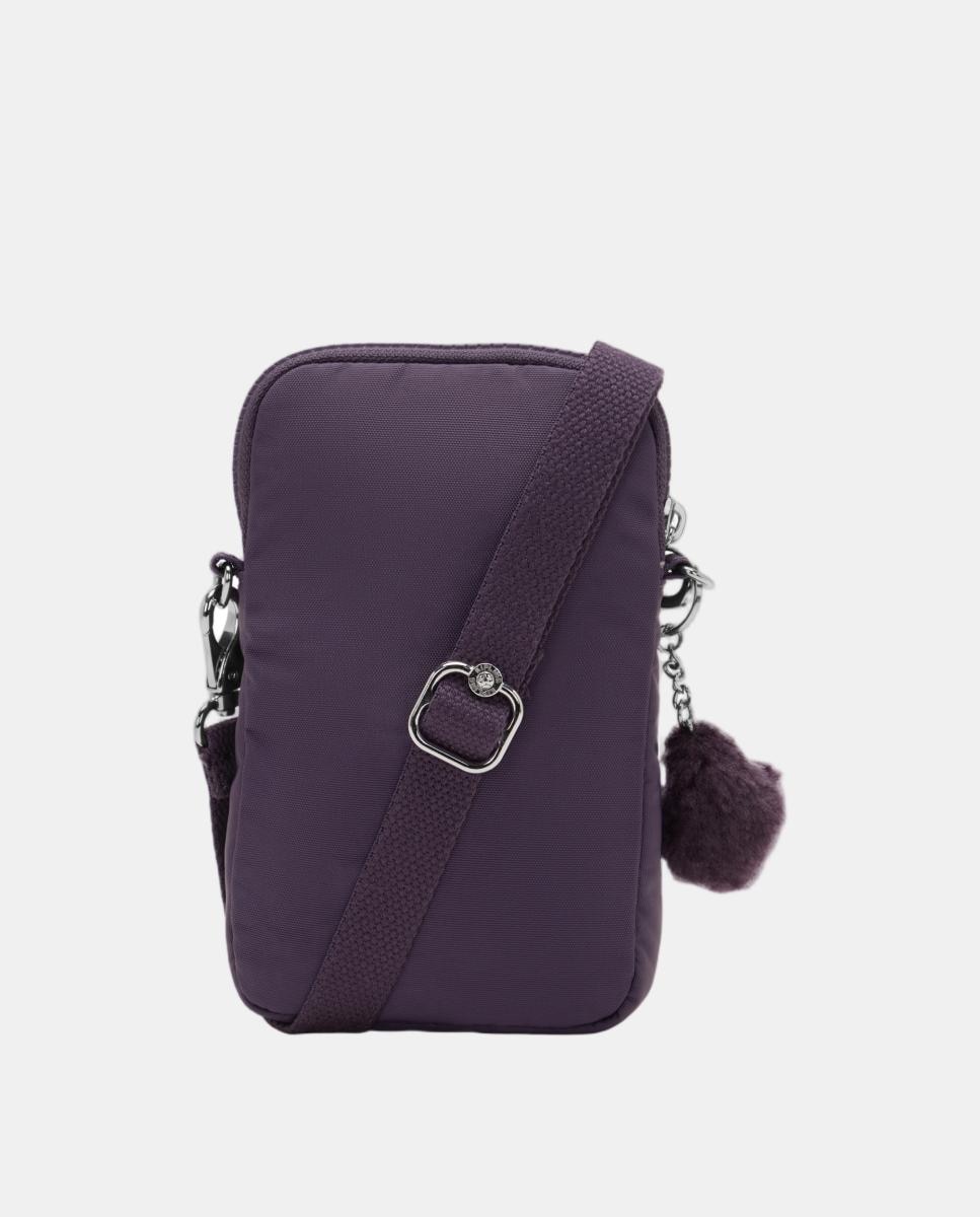 Carteira Pequena com Correia e Alça de Tiracolo Desmontável Roxo-2