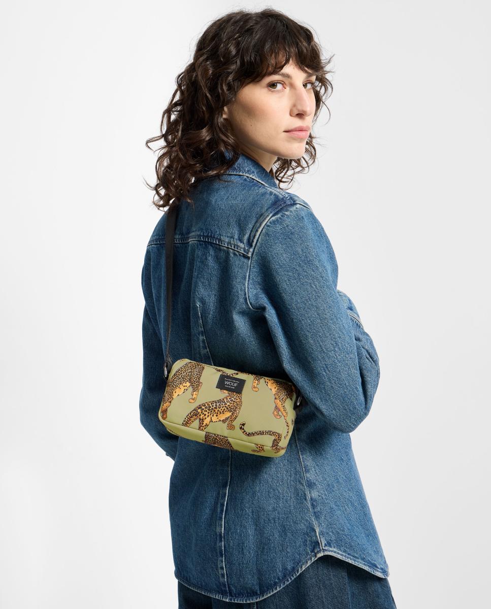 Avo Leopard Mini Bag Verde-militar-3