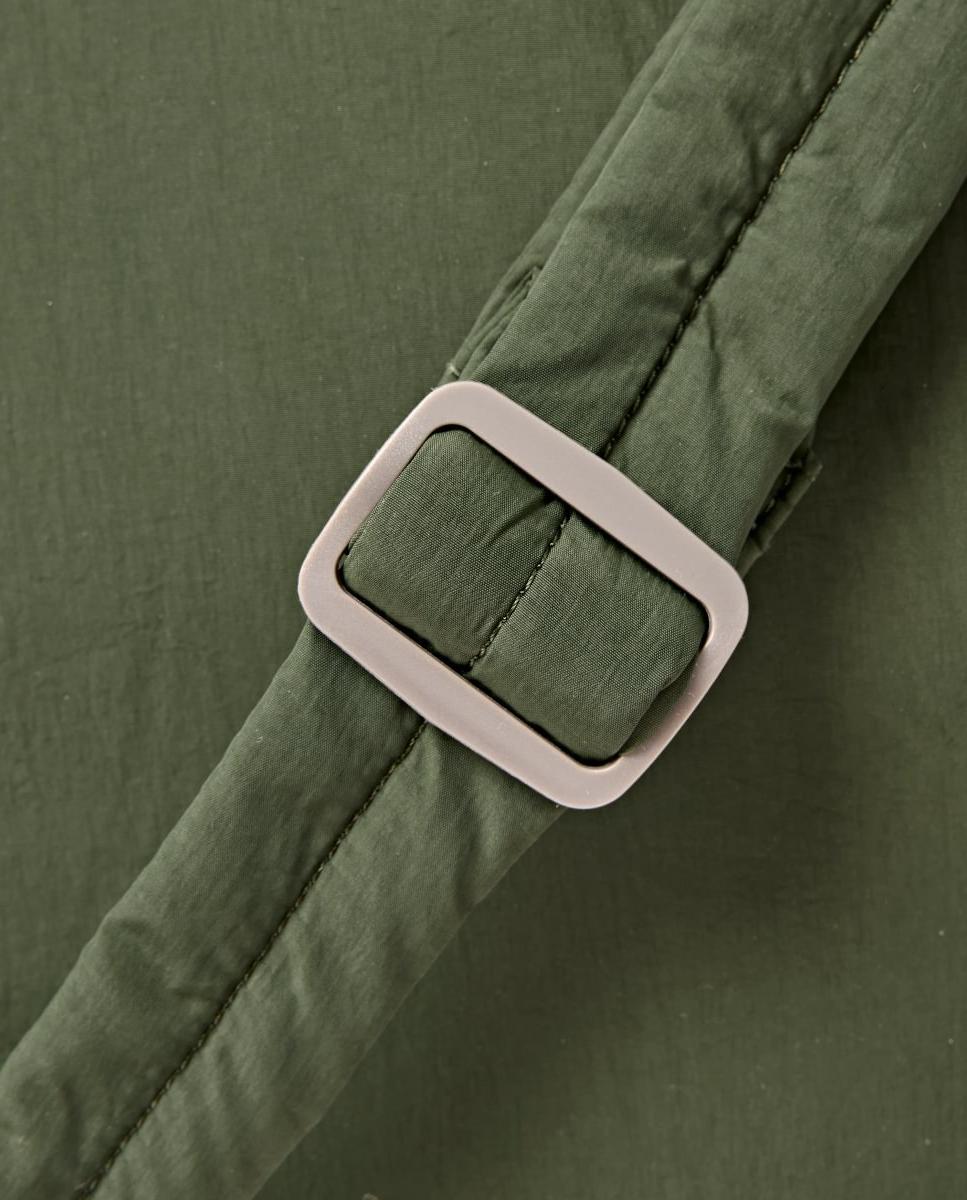 Mala Oxford Taslon Repelente à Água Verde-4