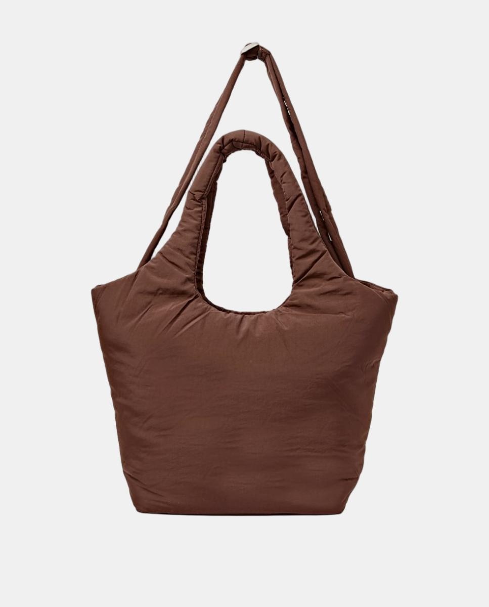 Mala Oxford Taslon Repelente à Água Castanho-3