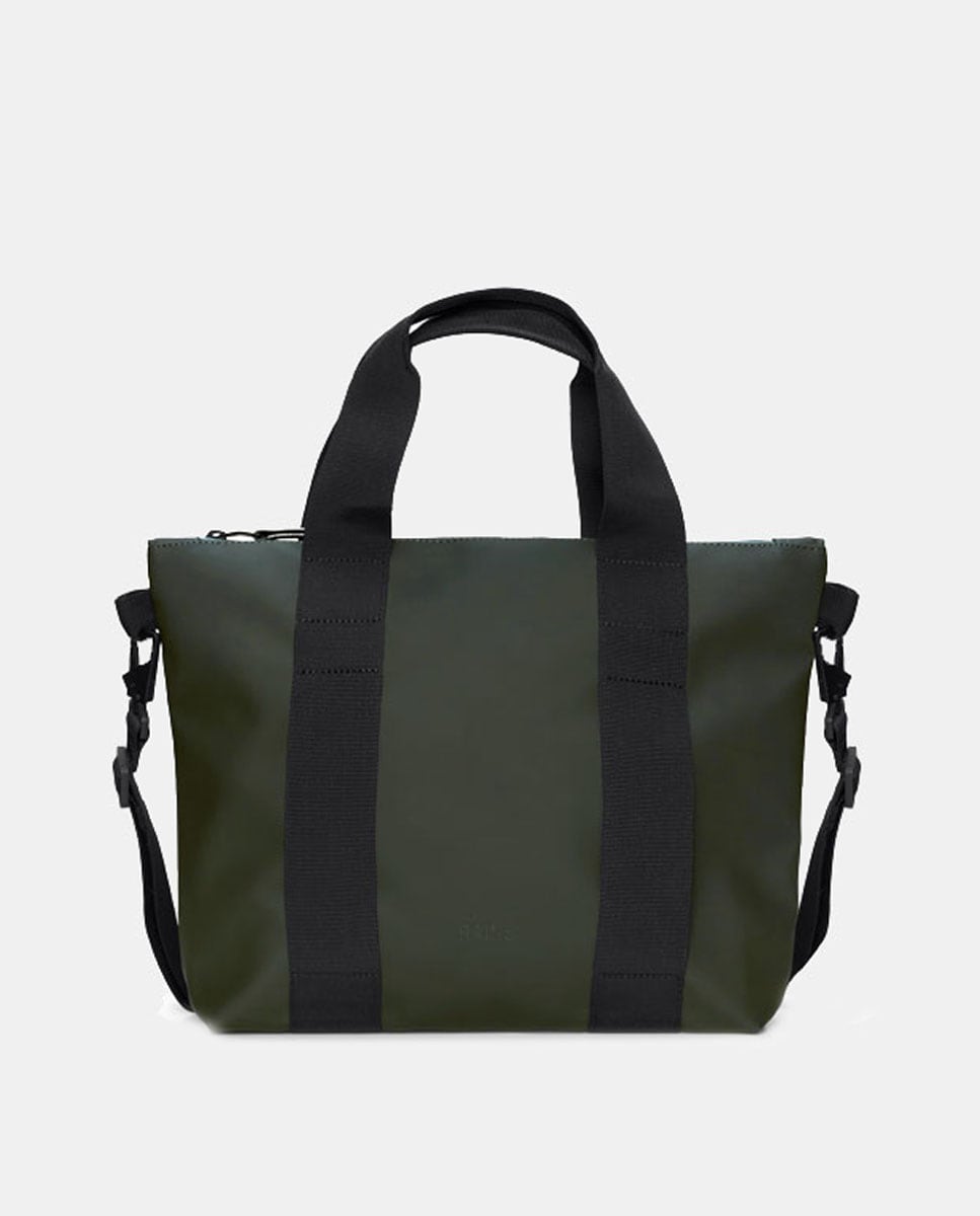 Mala Tipo Tote Micro Unissexo Resistente à Água - Azul-Elétrico Verde-militar-1