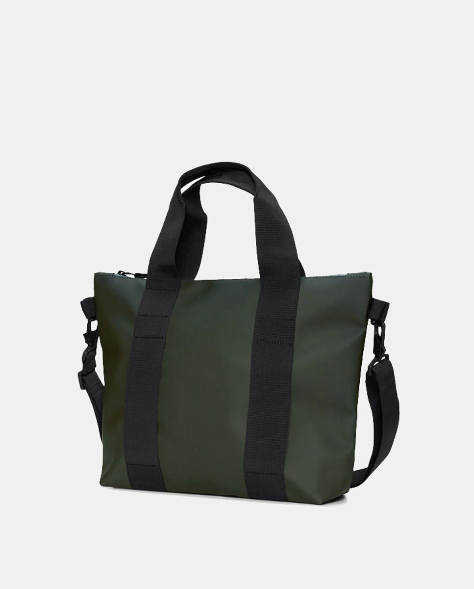 Mala Tipo Tote Micro Unissexo Resistente à Água - Azul-Elétrico Verde-militar-3