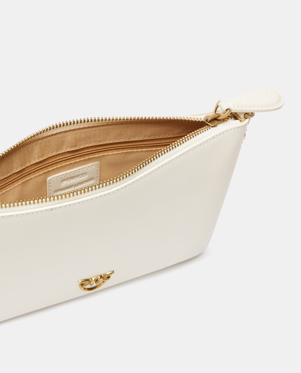 Mala Pouch com Corrente Amovível Branco-3