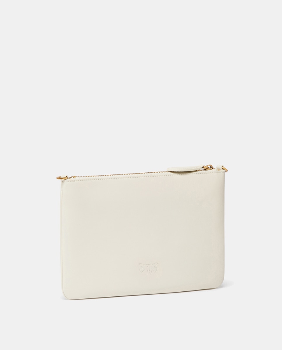 Mala Pouch com Corrente Amovível Branco-4