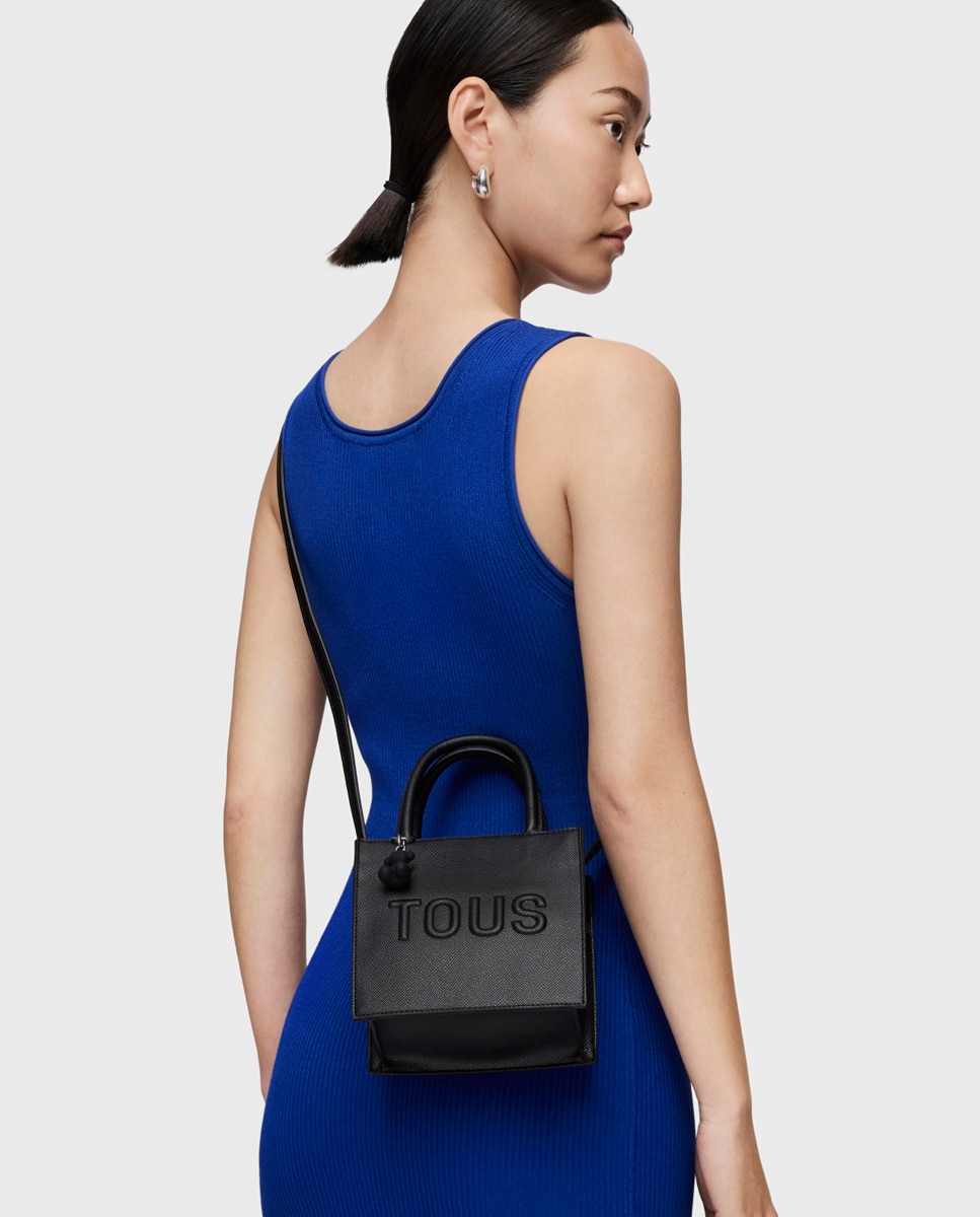 Mini bolso cube Tous Brenda - Lila Negro-2