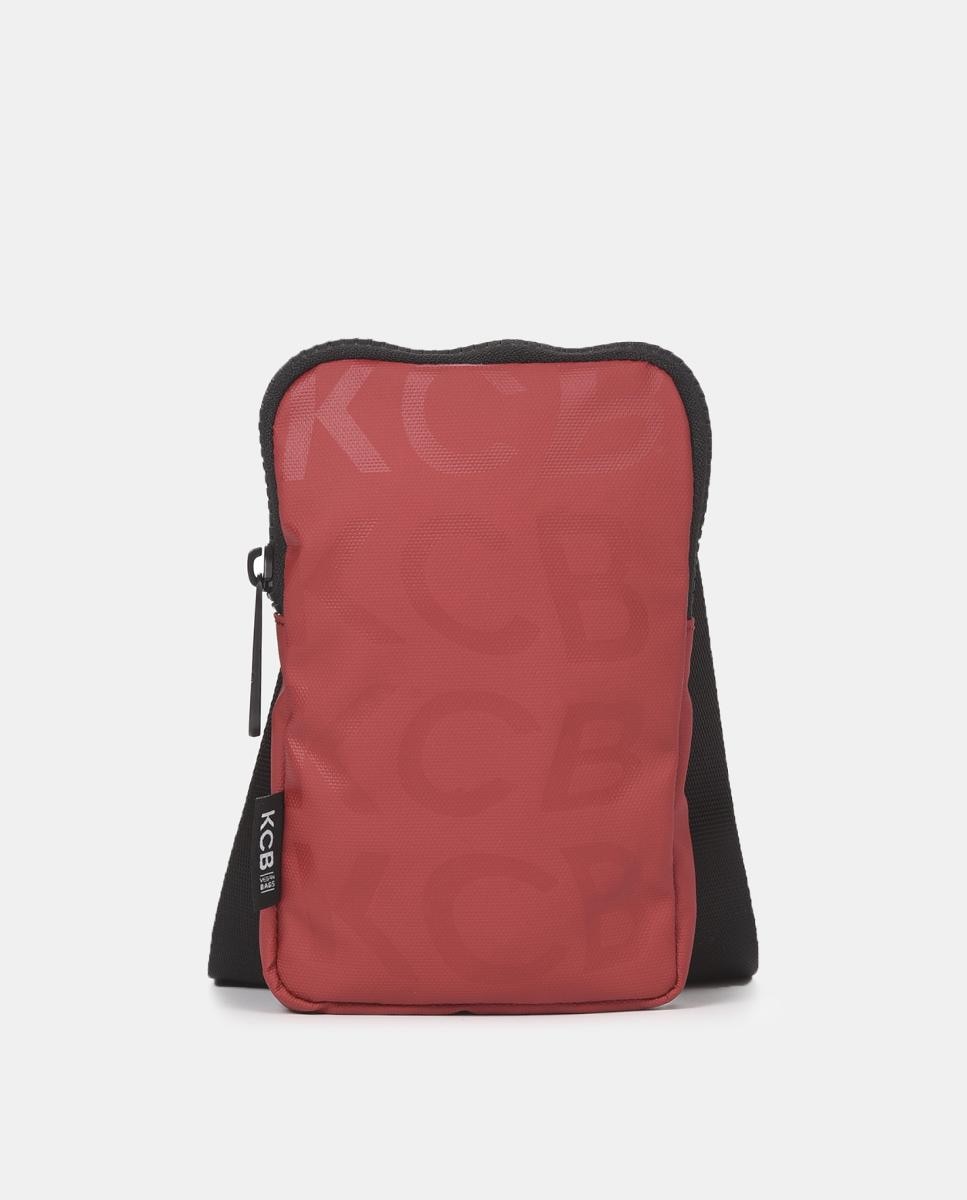 Mala Porta-Telemóvel Stamp Vermelho-1