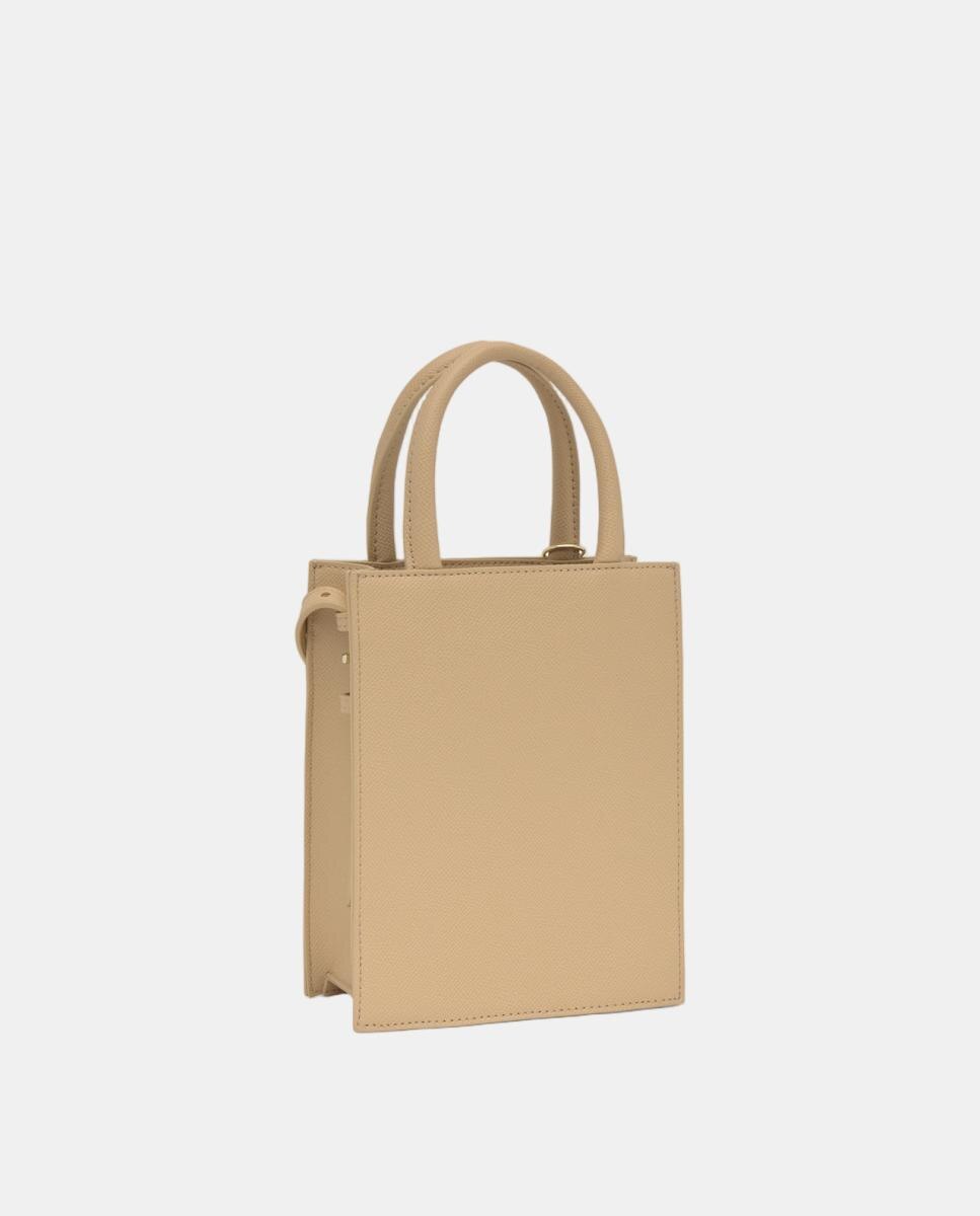 Bolso mini con cierre de botón magnético y doble asa. - Tous - Lila Piedra-2