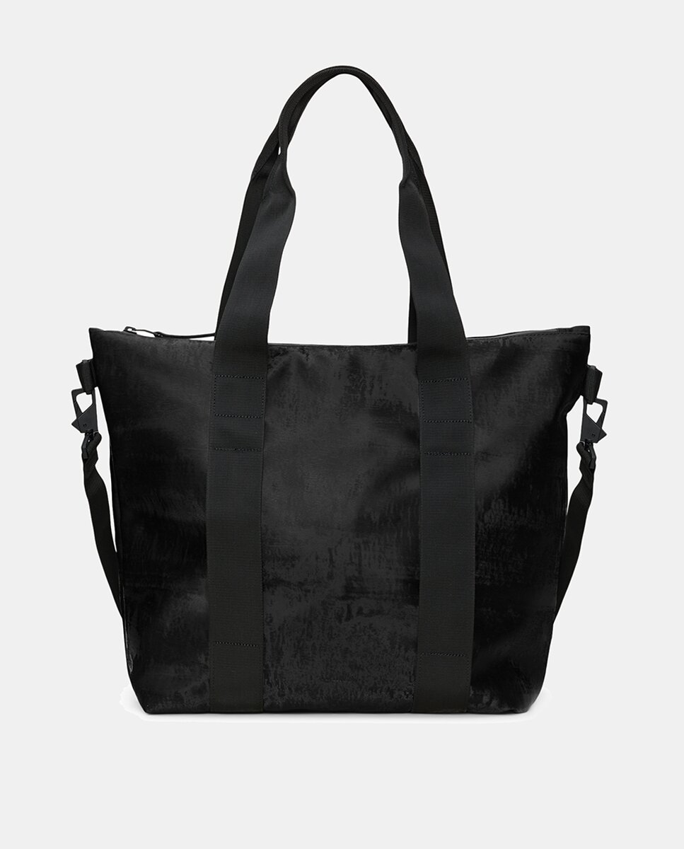 Imagem 0 de Mala Tipo Tote Mini Resistente à Água com Alça de Tiracolo Amovível - Preto