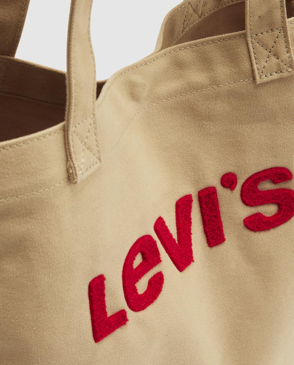Mala Tipo Tote Camel-3